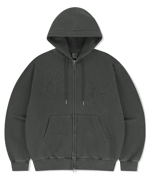 さらに100円引き◆MAHAGRID◆L.Y.P. PIGMENT HOODIE TRIBAL ECLIPSE PIGMENT HOODIE [CHARCOAL] - MAHAGRID