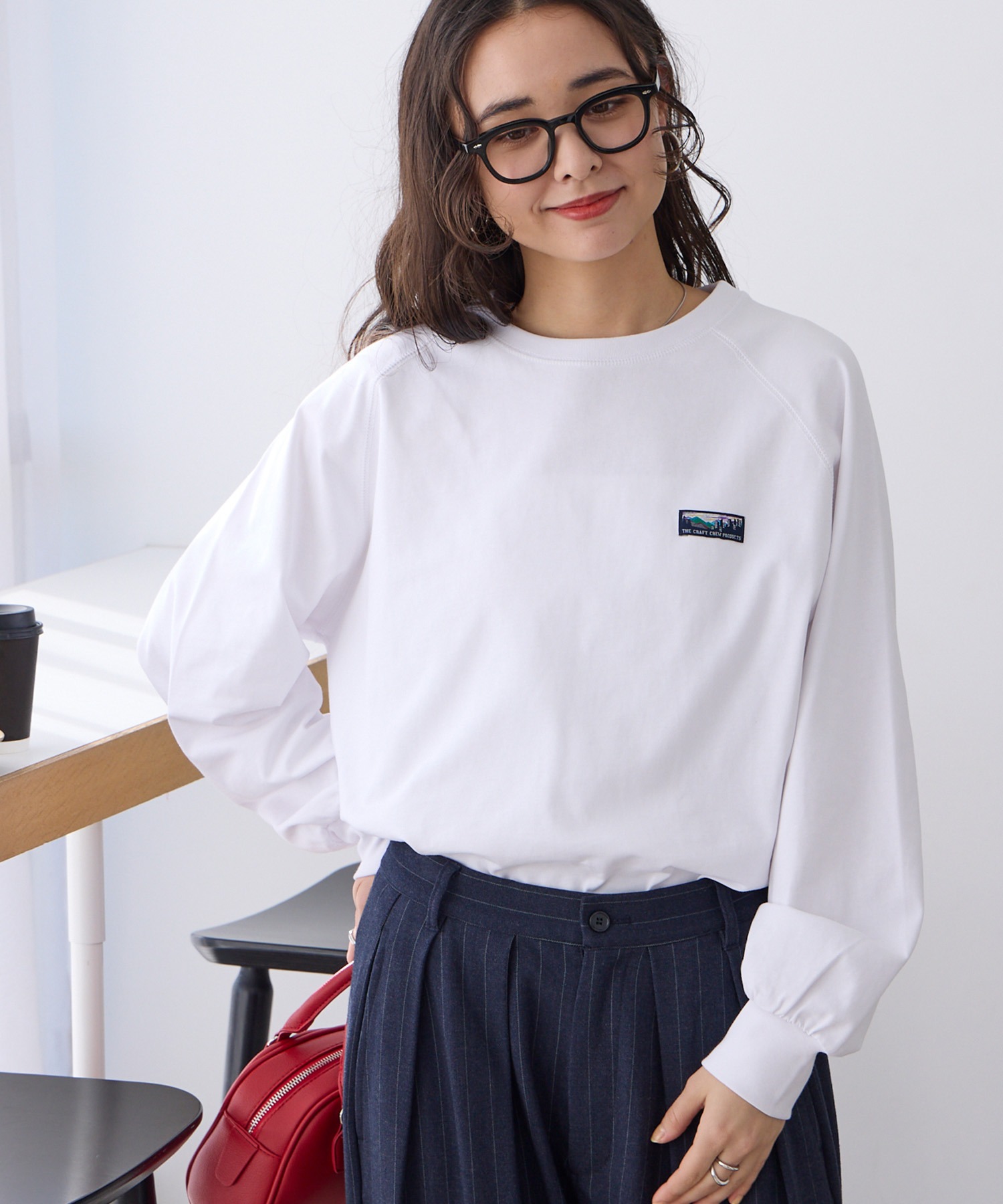 USAコットン ヘビーウェイト オーバーサイズ ラグラン ロングスリーブ