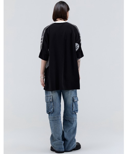 A'GEM/9 × .kom『Black air／ブラックエアー』スポーツTEE 半袖