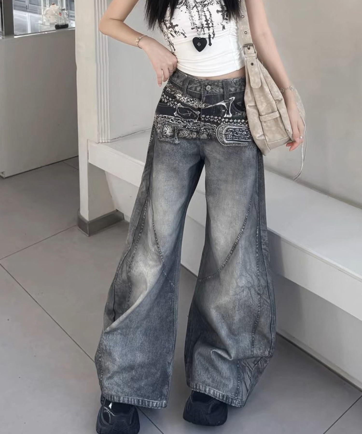 AURALE ワイドデニム AURALEE 「SELVEDGE FADED LIGHT DENIM WIDE PANTS / LIGHT