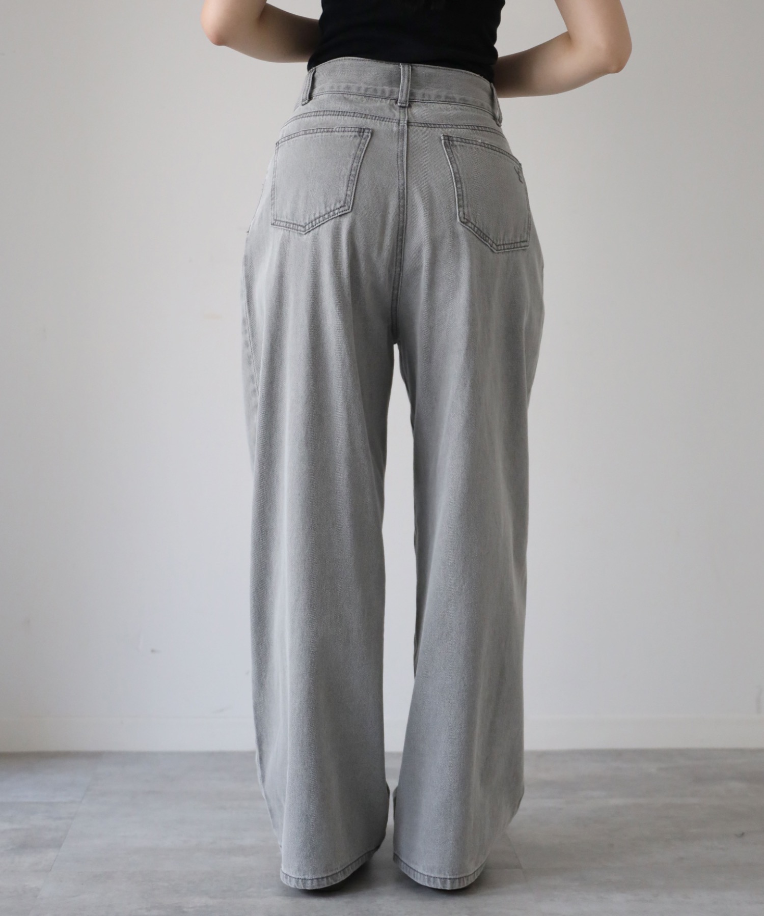 model：164cm. 着用サイズ：Lサイズ