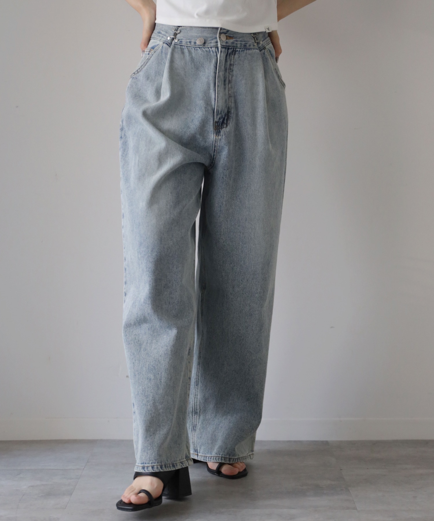 model：164cm. 着用サイズ：Lサイズ