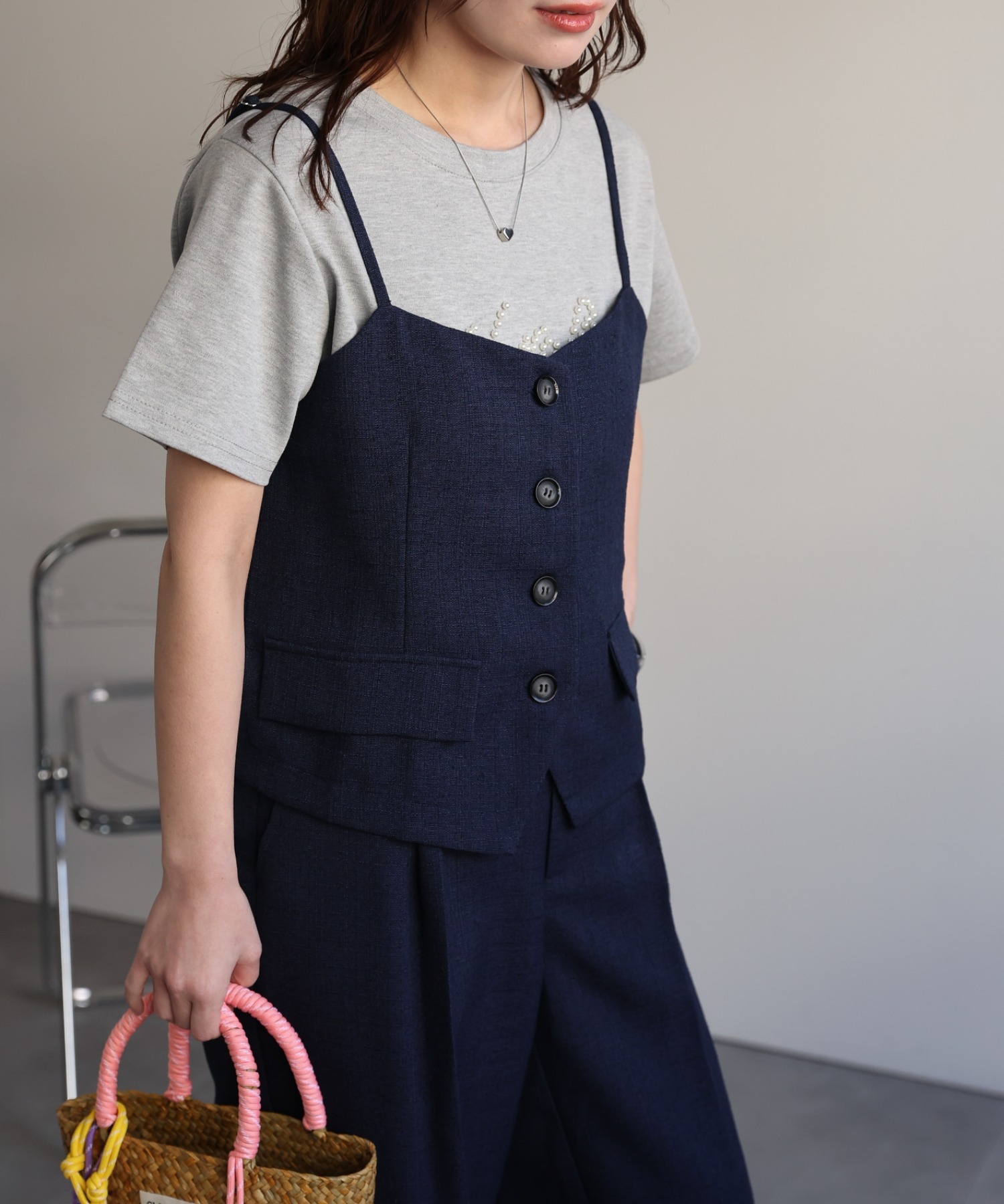 model：156cm 着用サイズ：FREE