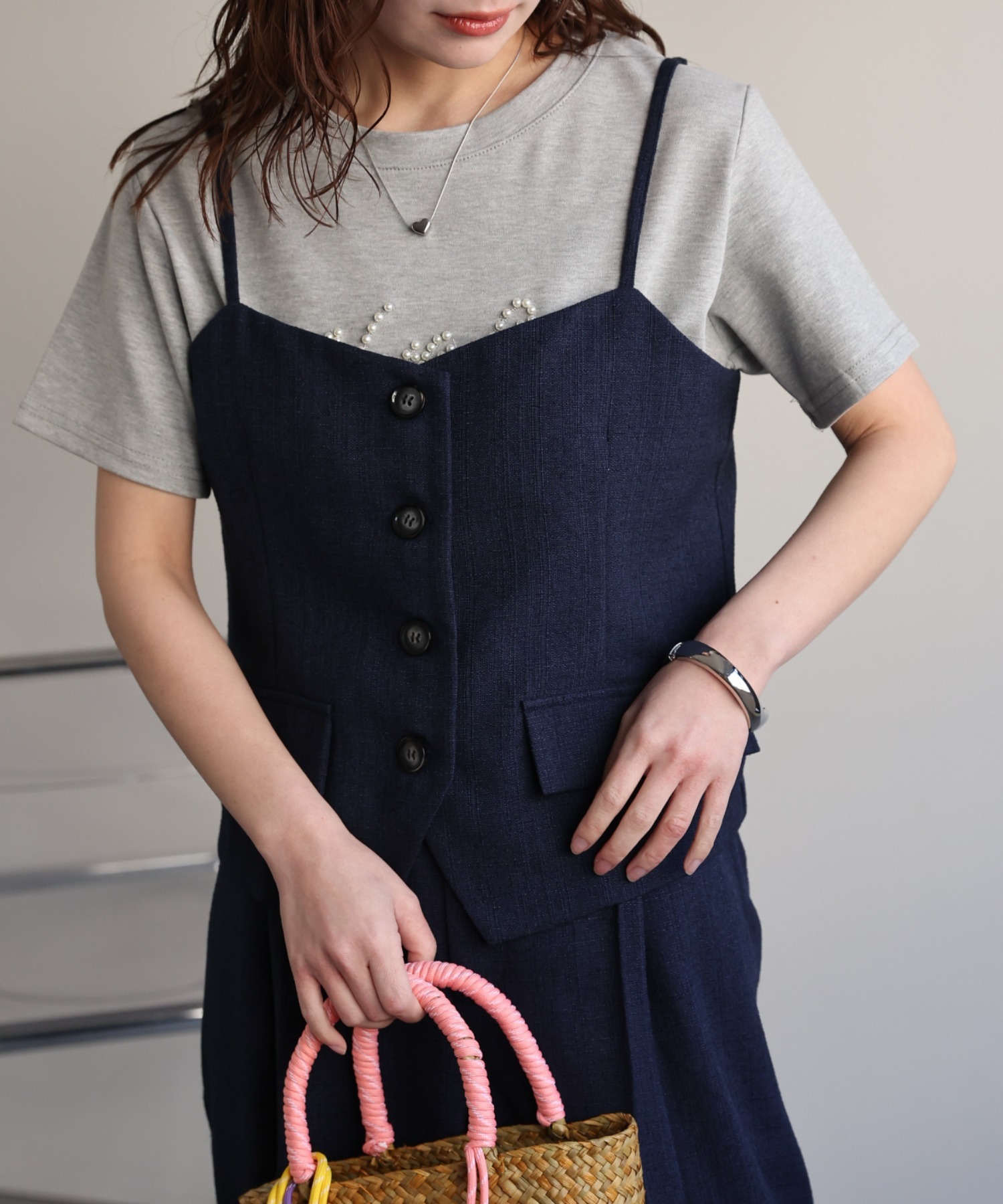model：156cm 着用サイズ：FREE
