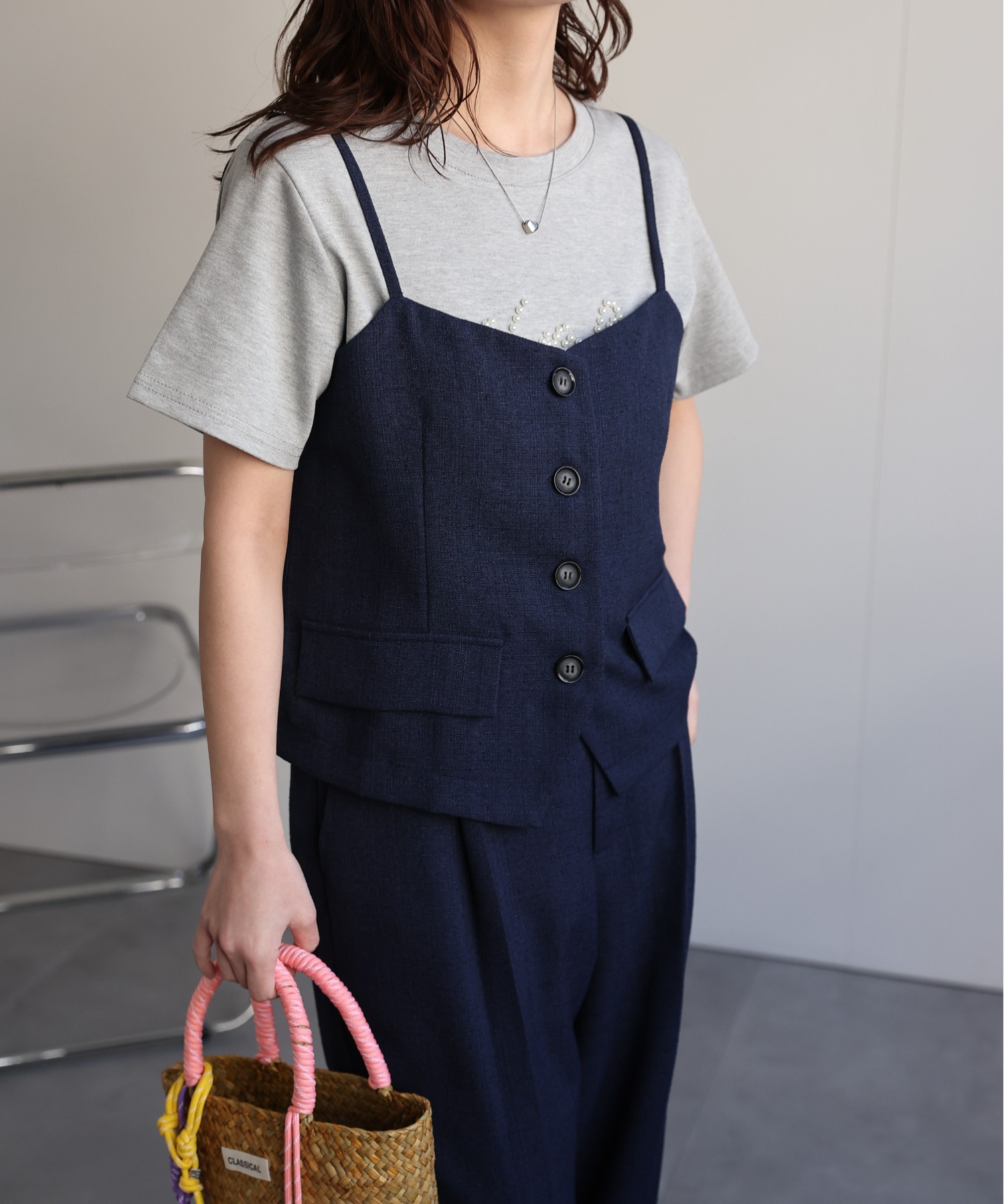 model：156cm 着用サイズ：FREE