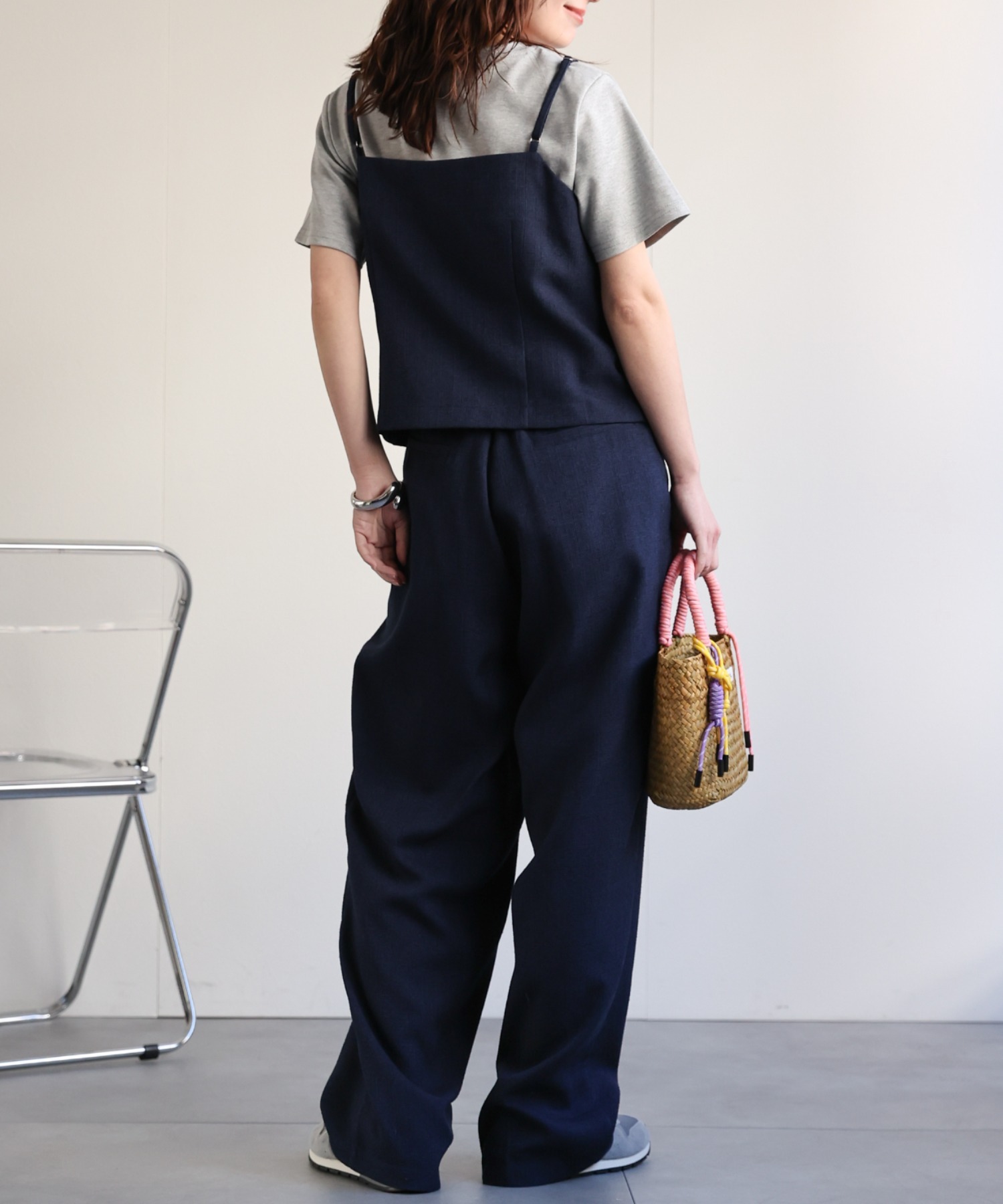 model：156cm 着用サイズ：FREE