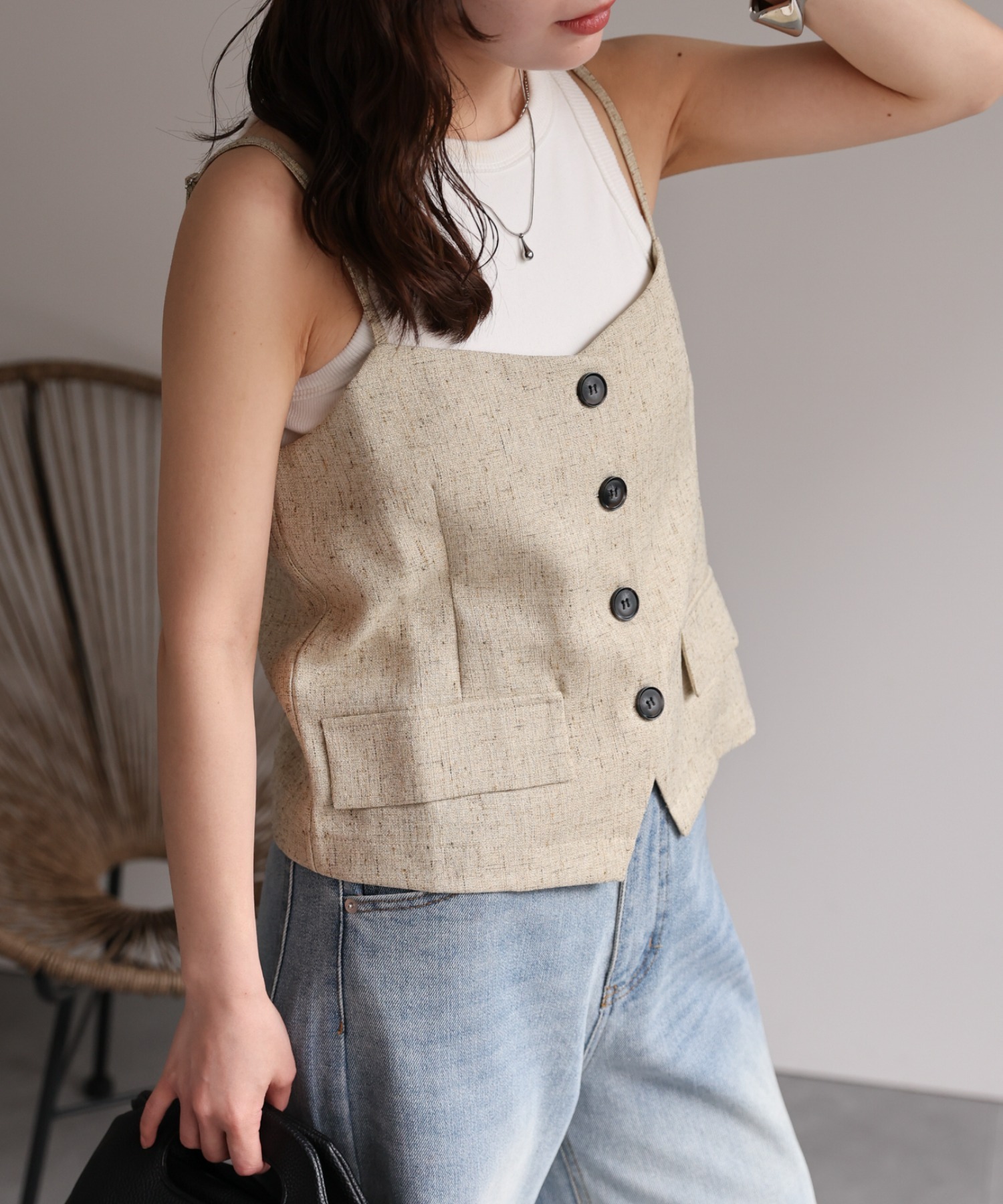 model：156cm 着用サイズ：FREE