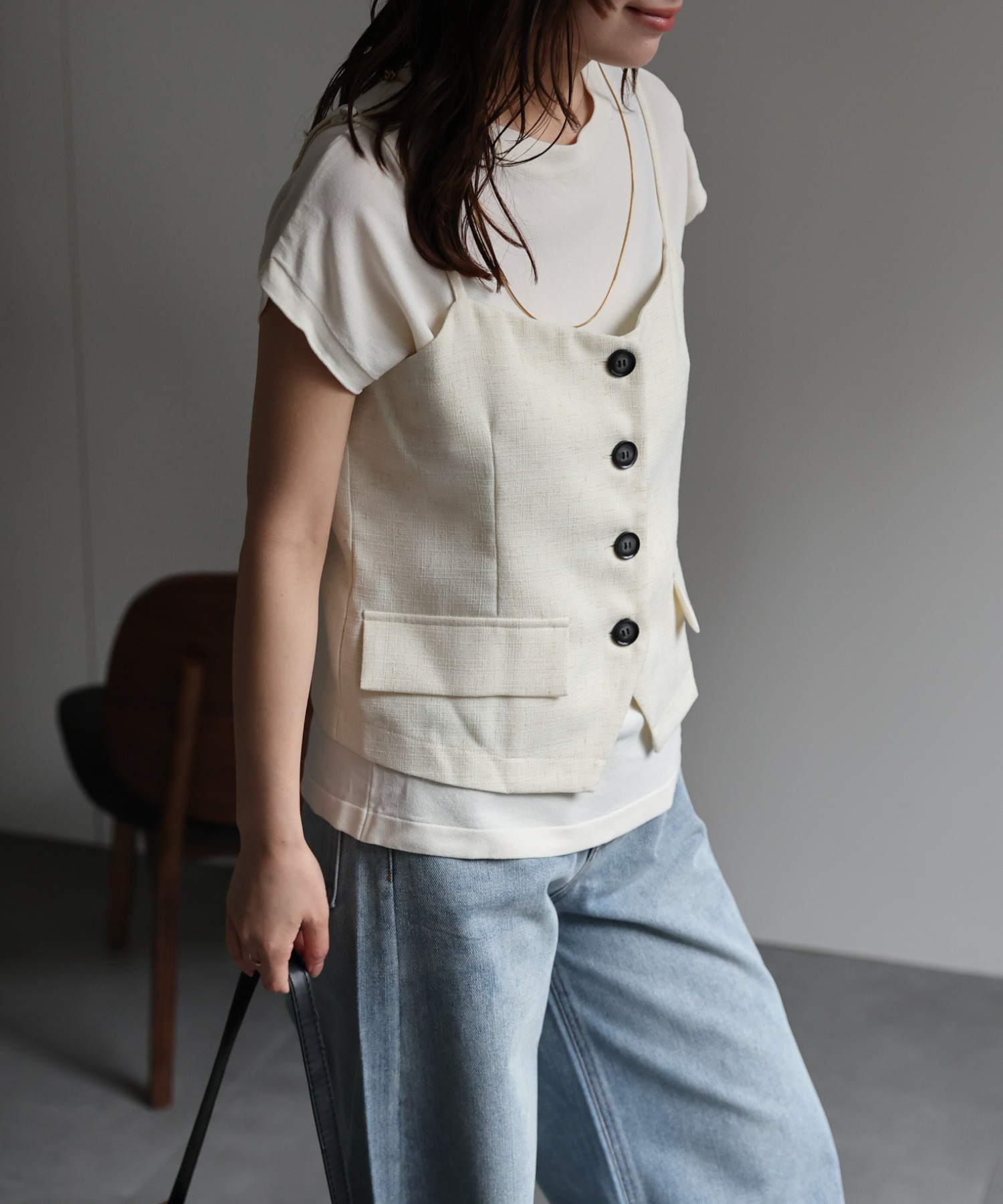 model：156cm 着用サイズ：FREE