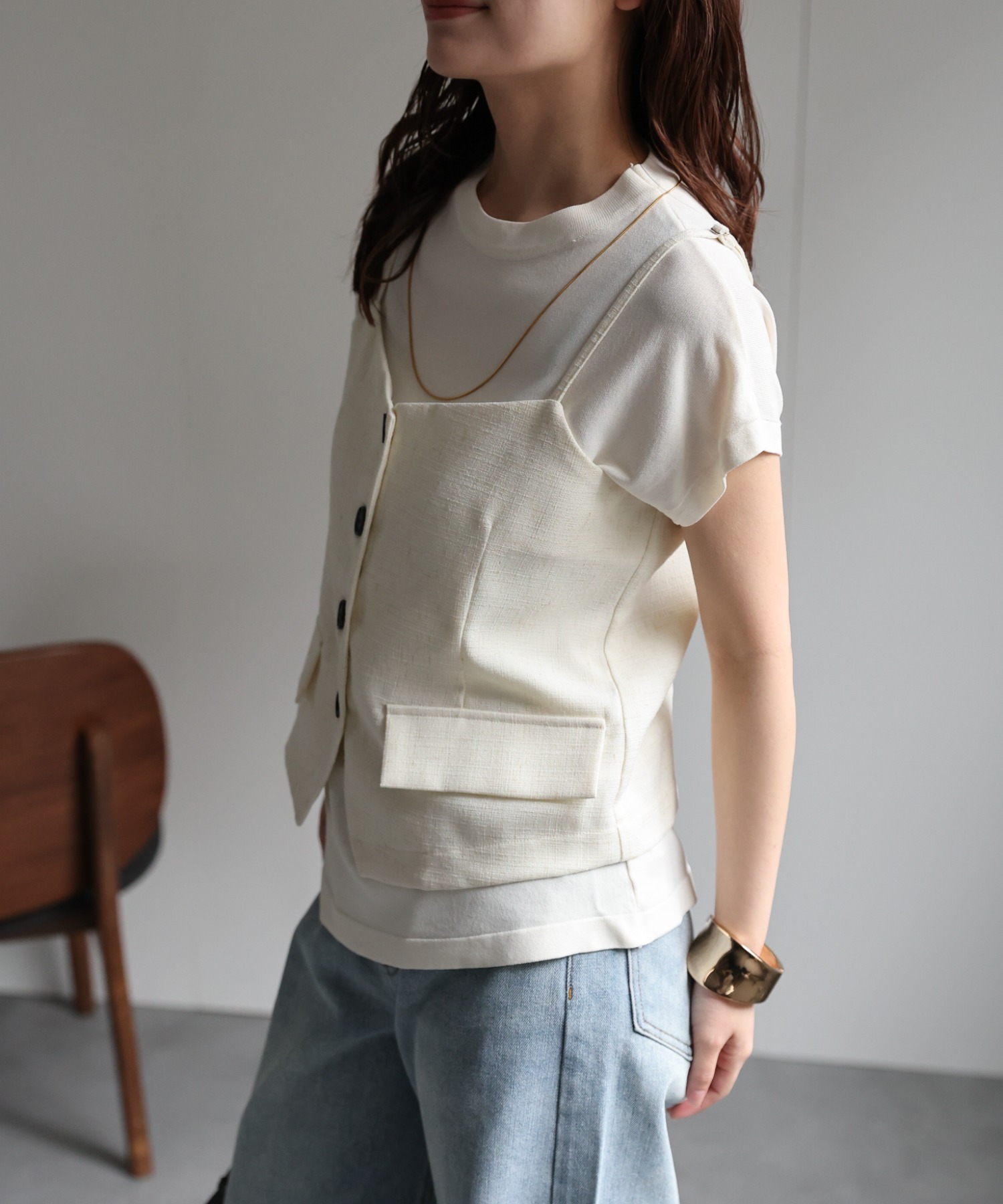 model：156cm 着用サイズ：FREE