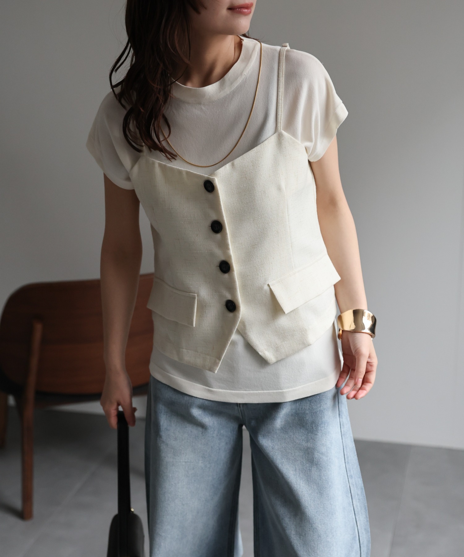 model：156cm 着用サイズ：FREE