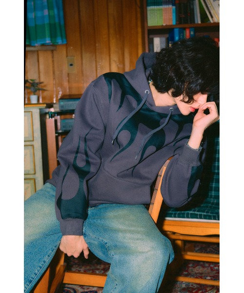 A'GEM/9 × .kom『NASTYKICK/NS+K/ナスティーキック』Inferno Hoodie