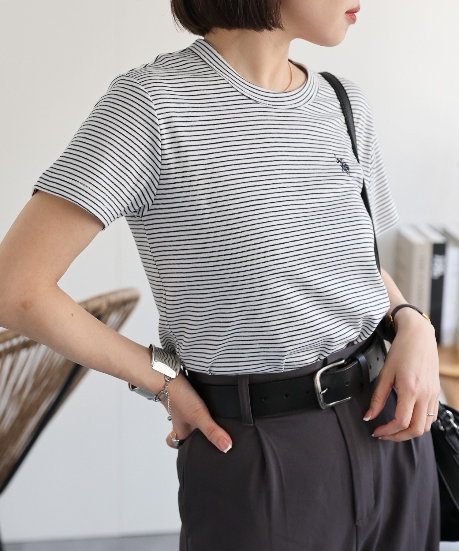 model:162㎝　着用サイズL