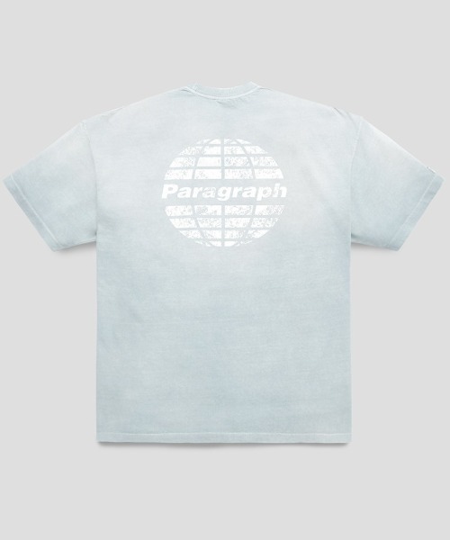 A'GEM/9 × .kom 『Paragraph/パラグラフ』 CIRCLE LOGO DYING T SHIRT/ピグメントバックアースロゴ半袖カットソー  韓国ブランドセレクト│A'GEM/9×.KOM【公式】｜韓国・ストリートブランド通販サイト エージェムナイン ドットケーオーエム