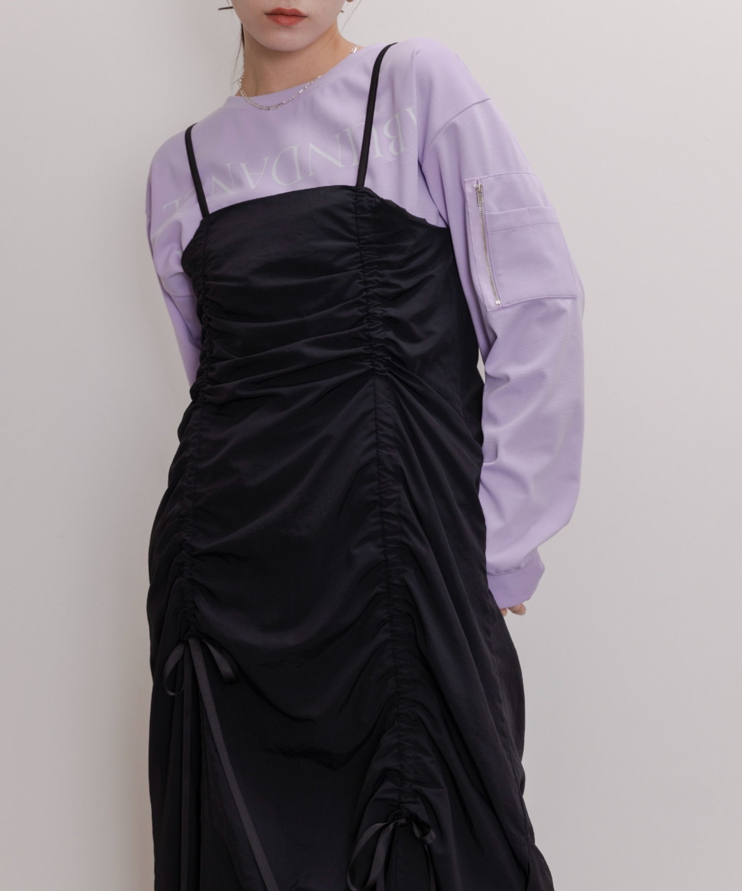 ドロストリボンキャミワンピース Eimee Law│Eimee Law & LHELBIE 公式