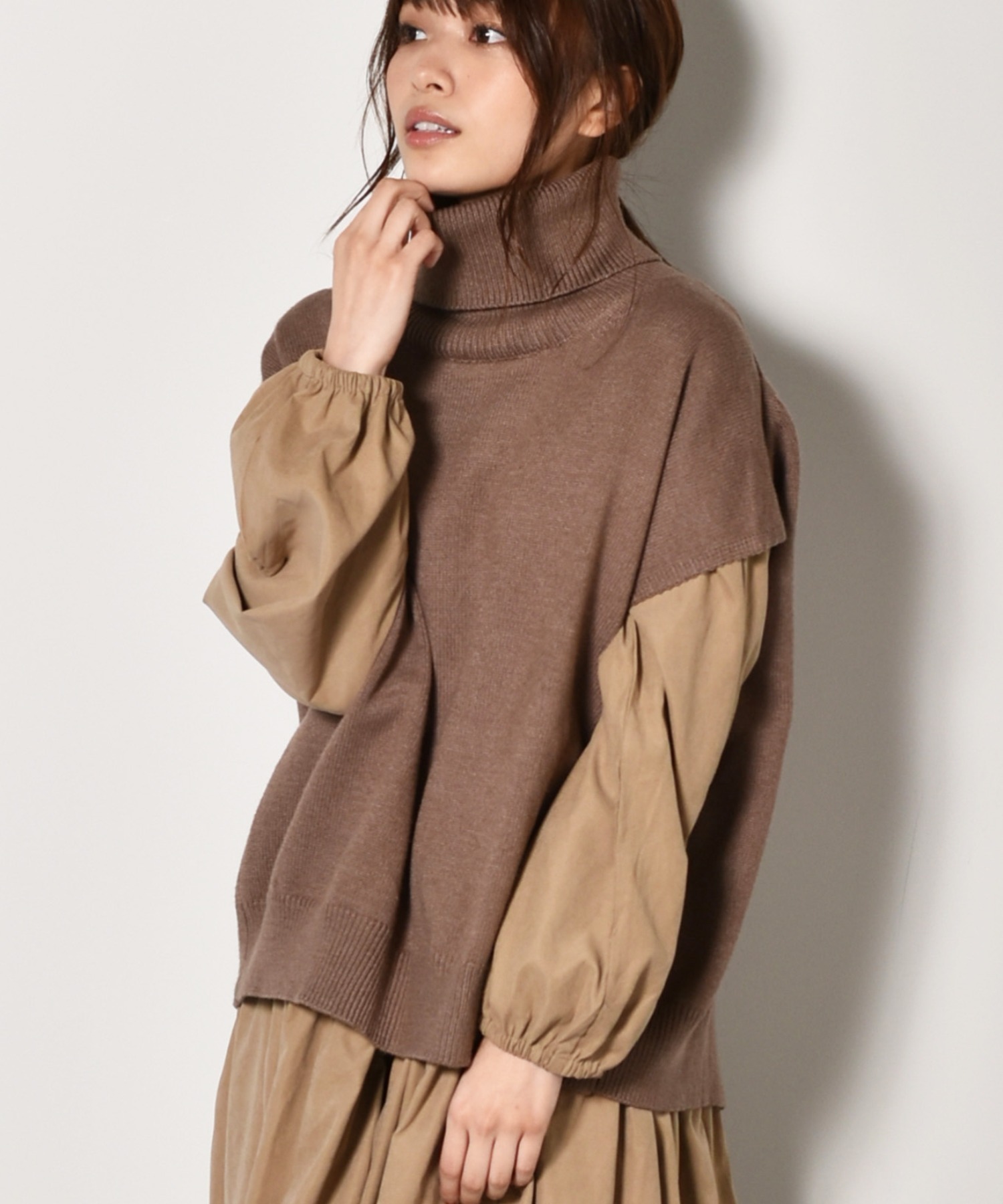 タートルニットベスト Kivi Retro Girl Online Store レトロガールオンラインストア