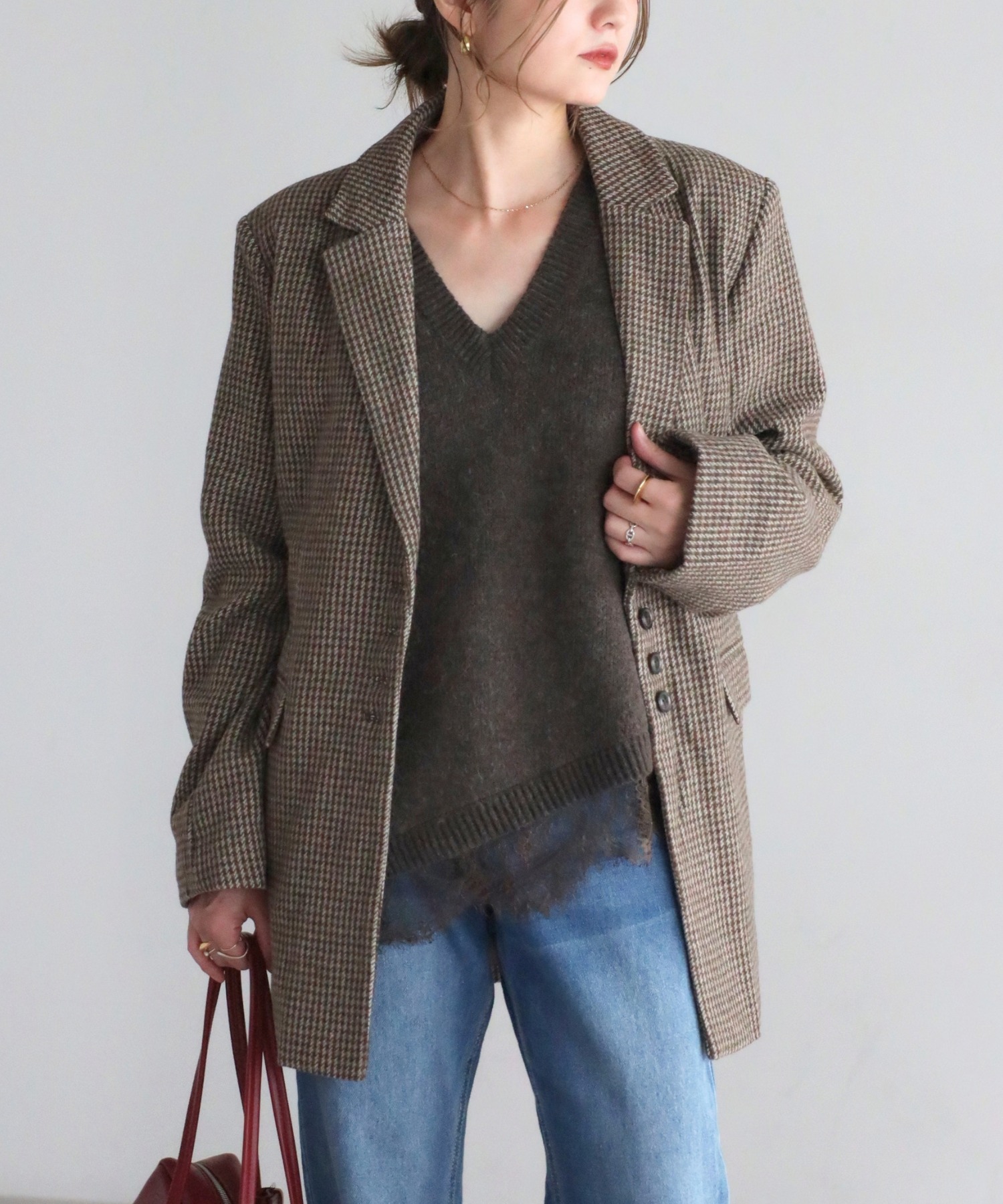 model:H158 着用サイズ:FREE
