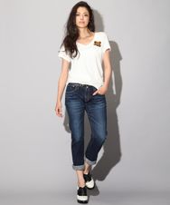 NF加工Sデニム 九分丈パンツ
