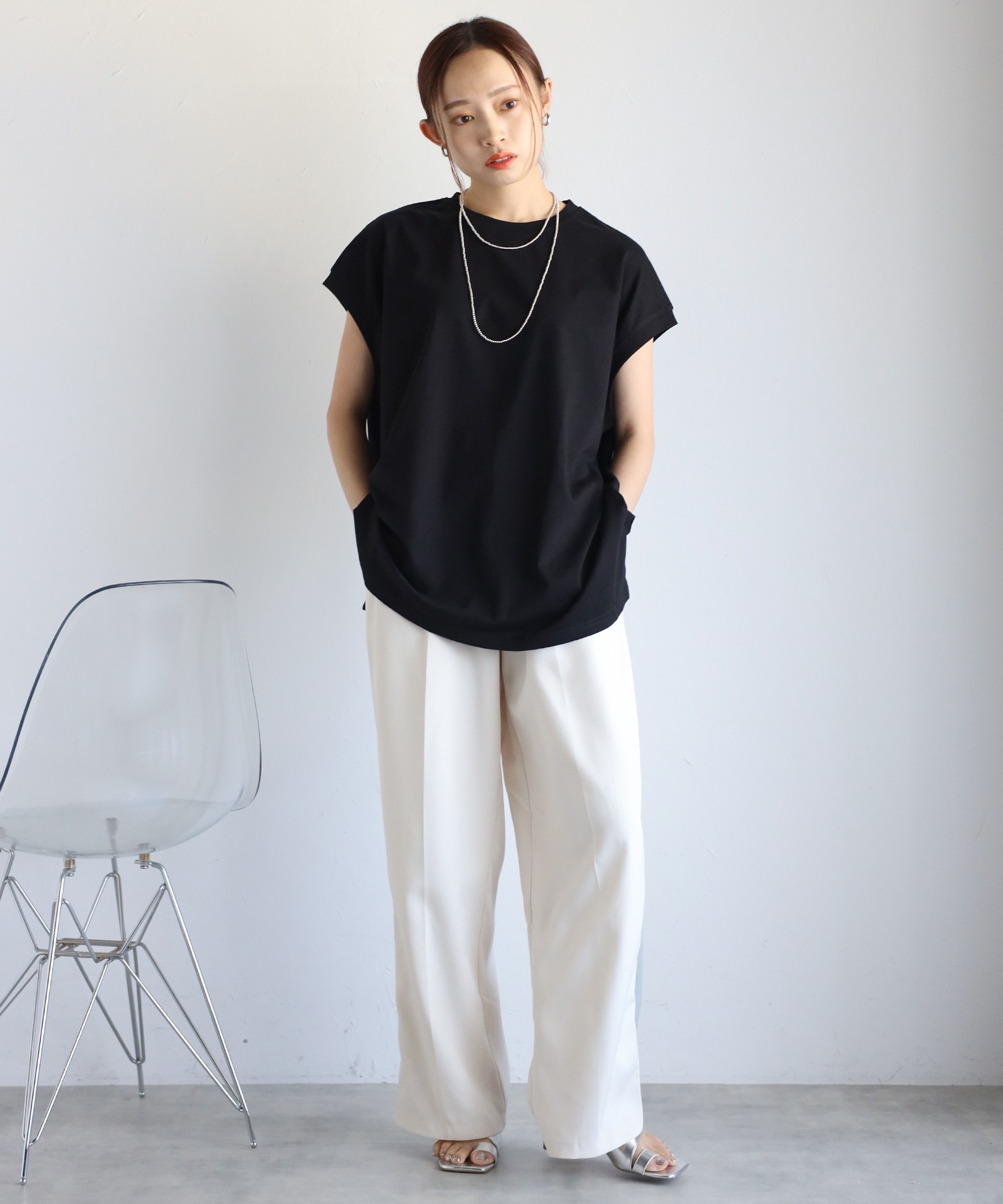 model:158cm  着用サイズ:FREE