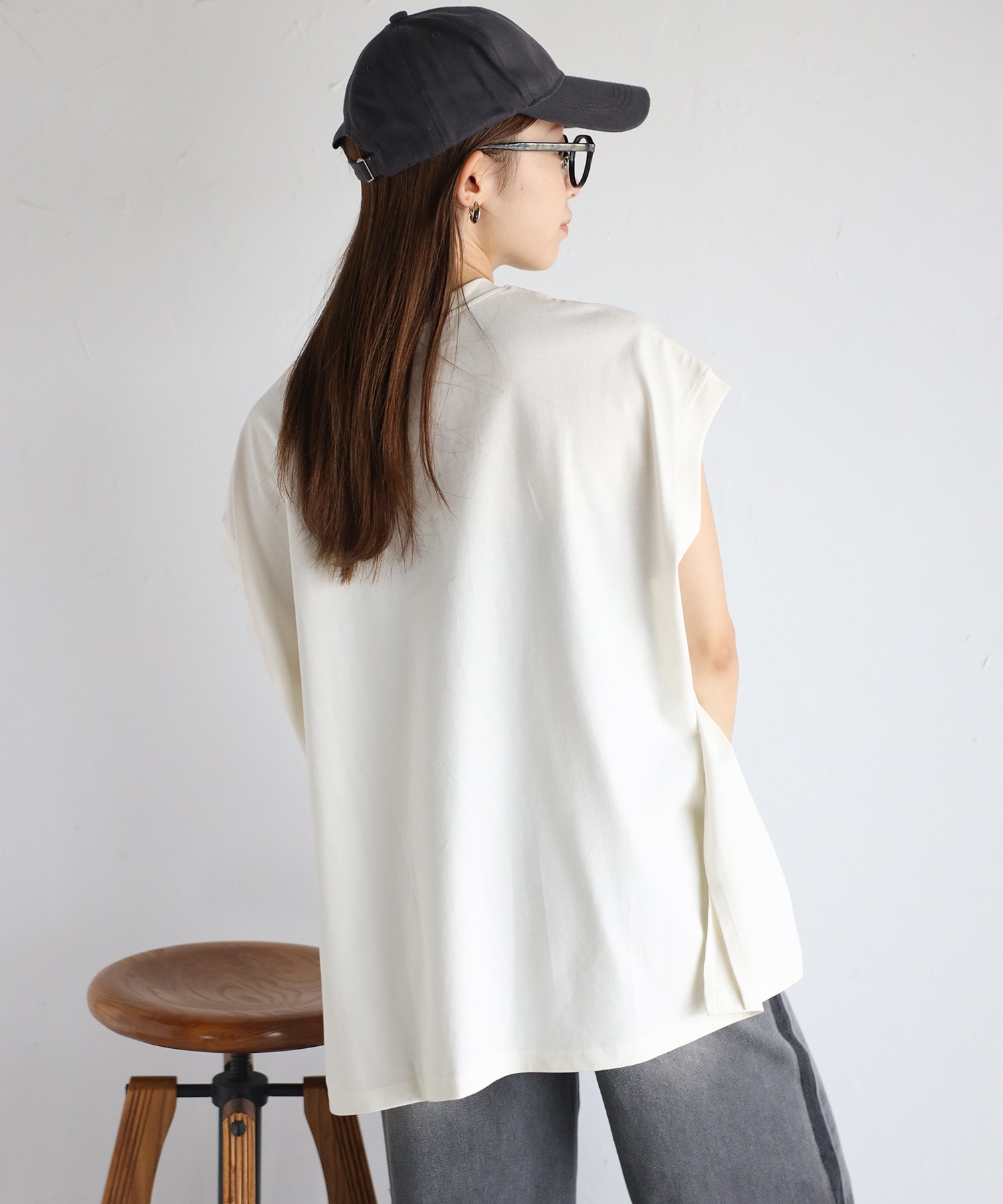 model:158cm  着用サイズ:FREE
