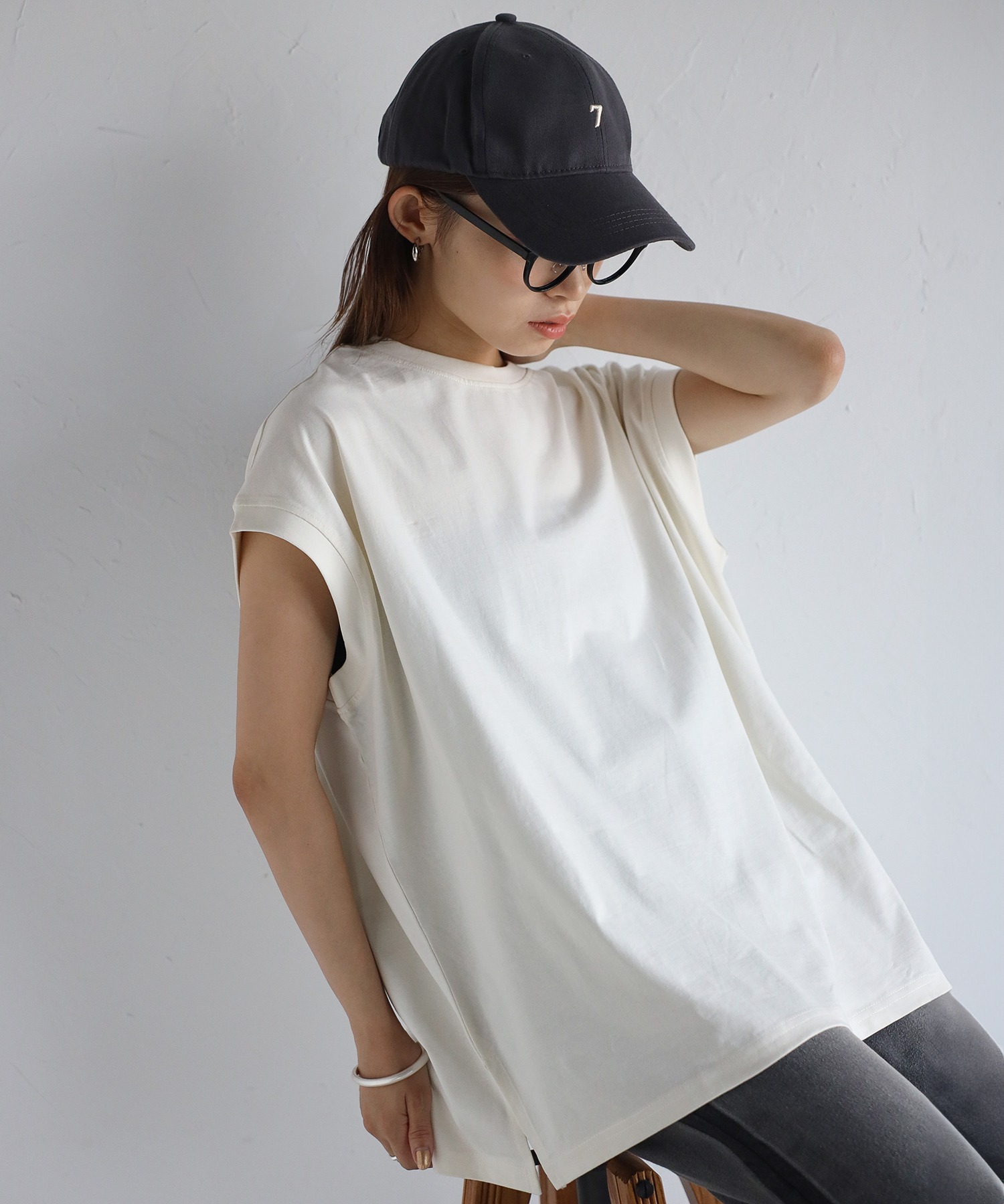 model:158cm  着用サイズ:FREE