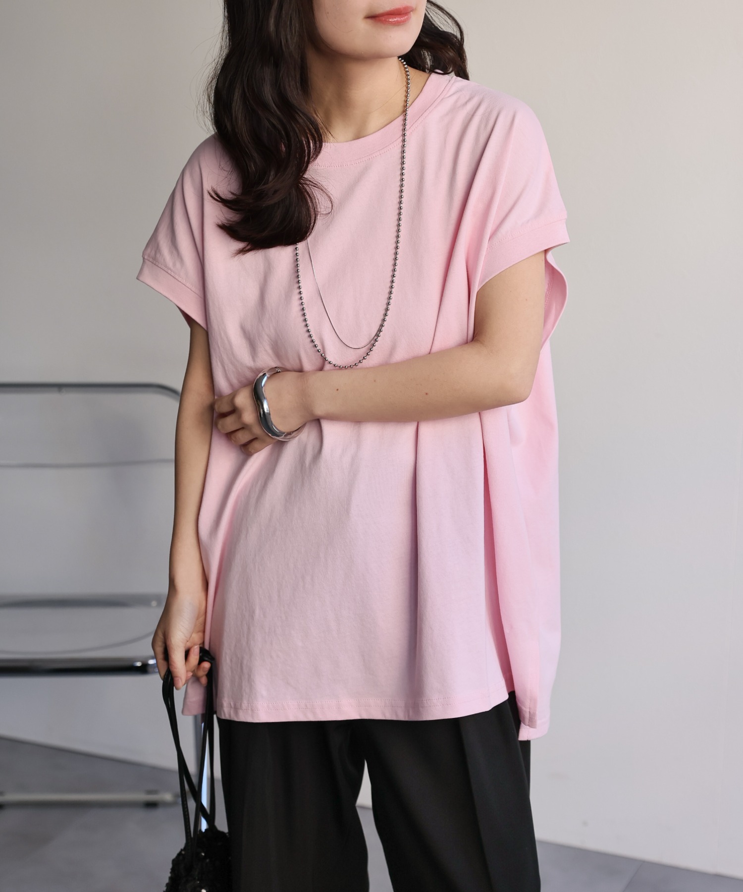 model:156cm  着用サイズ:FREE