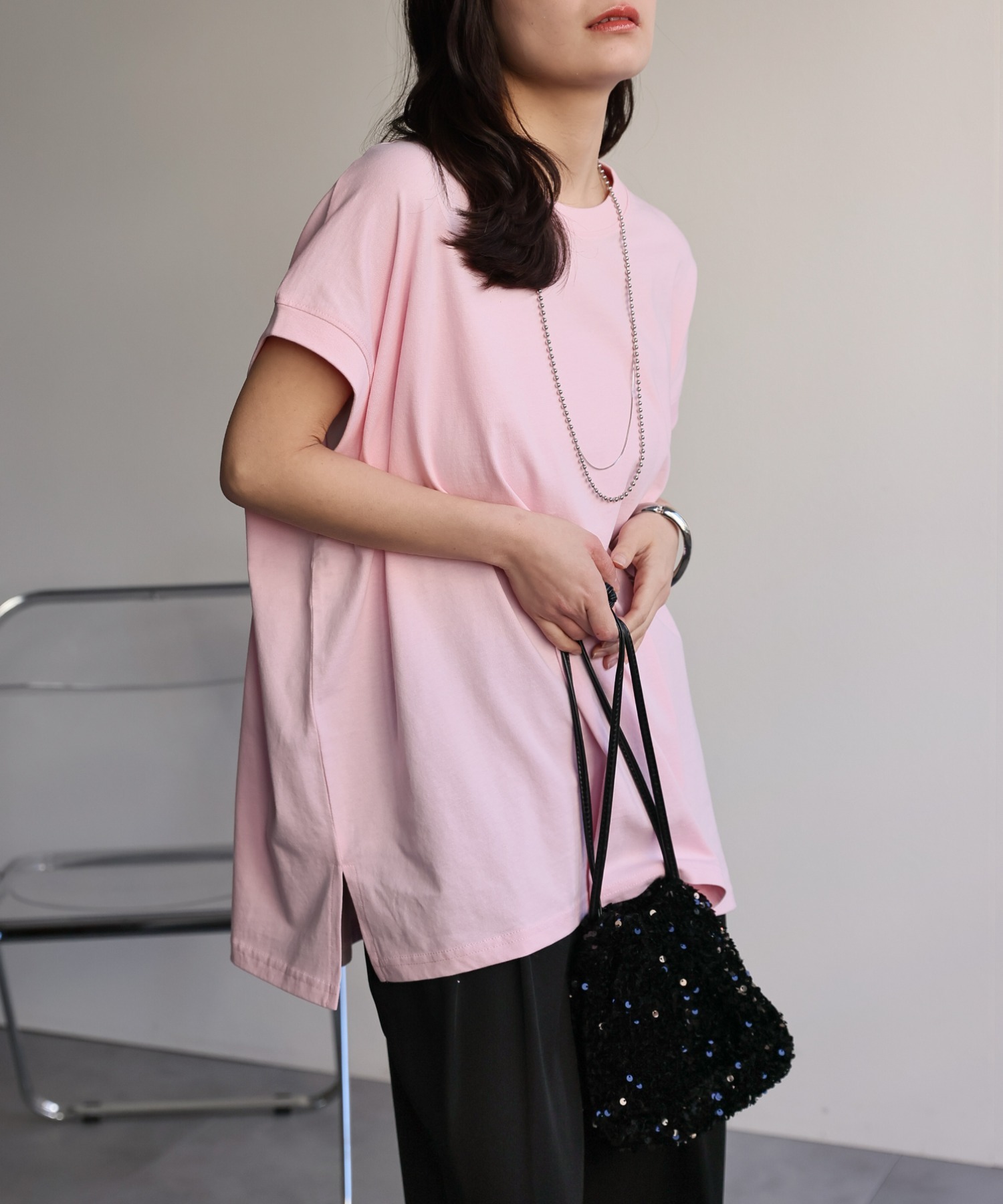model:156cm  着用サイズ:FREE