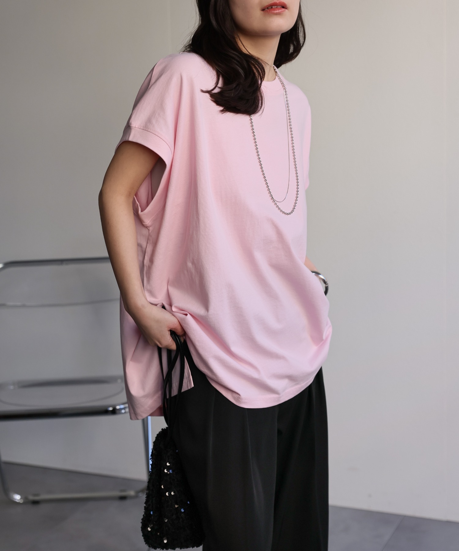 model:156cm  着用サイズ:FREE