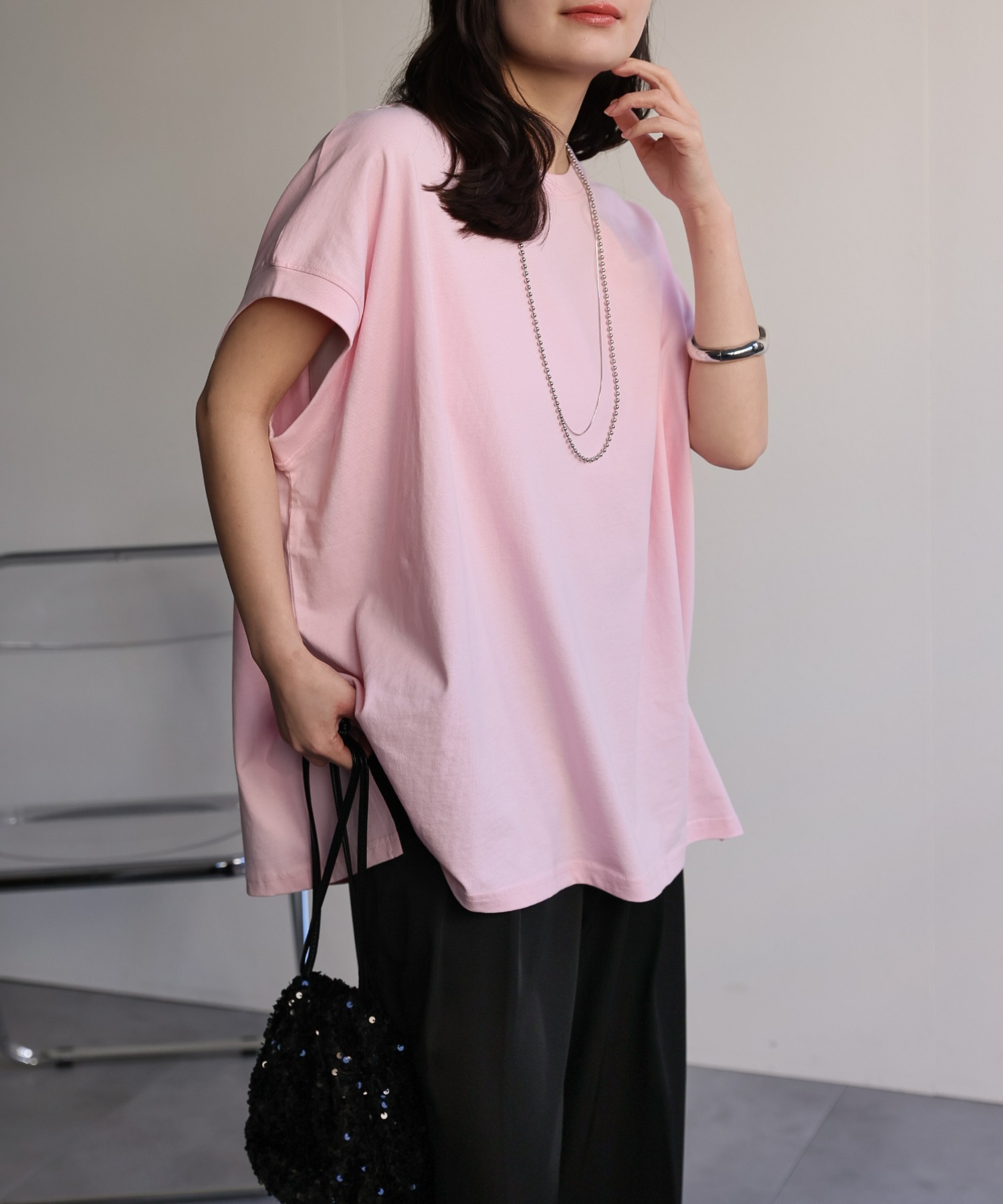 model:156cm  着用サイズ:FREE