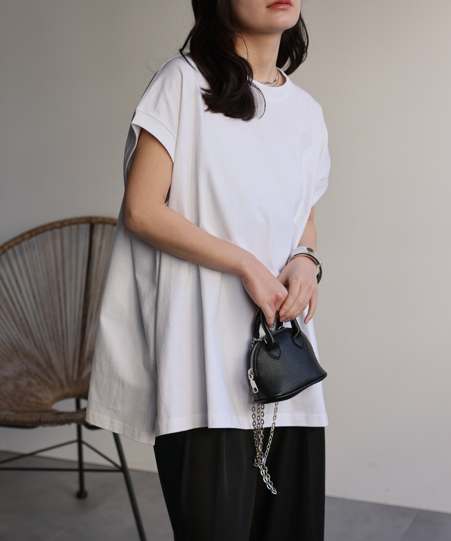 model:156cm  着用サイズ:FREE