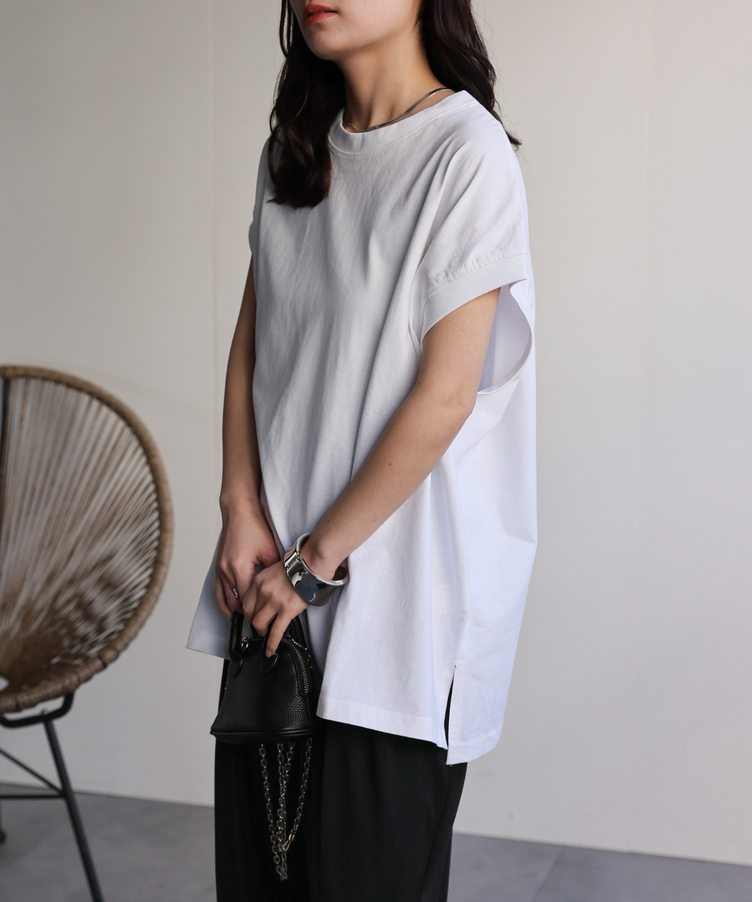 model:156cm  着用サイズ:FREE