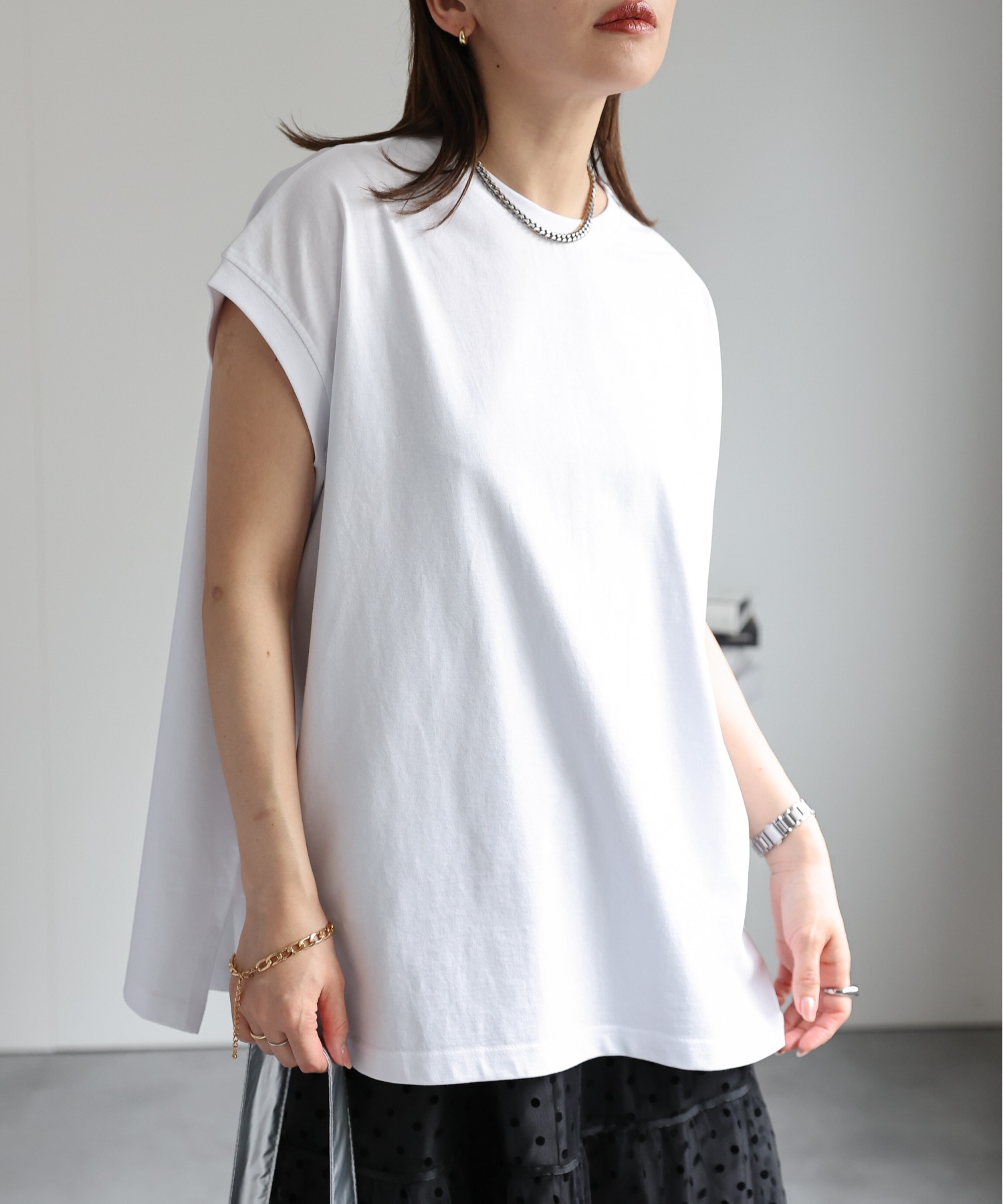 model:162cm  着用サイズ:FREE