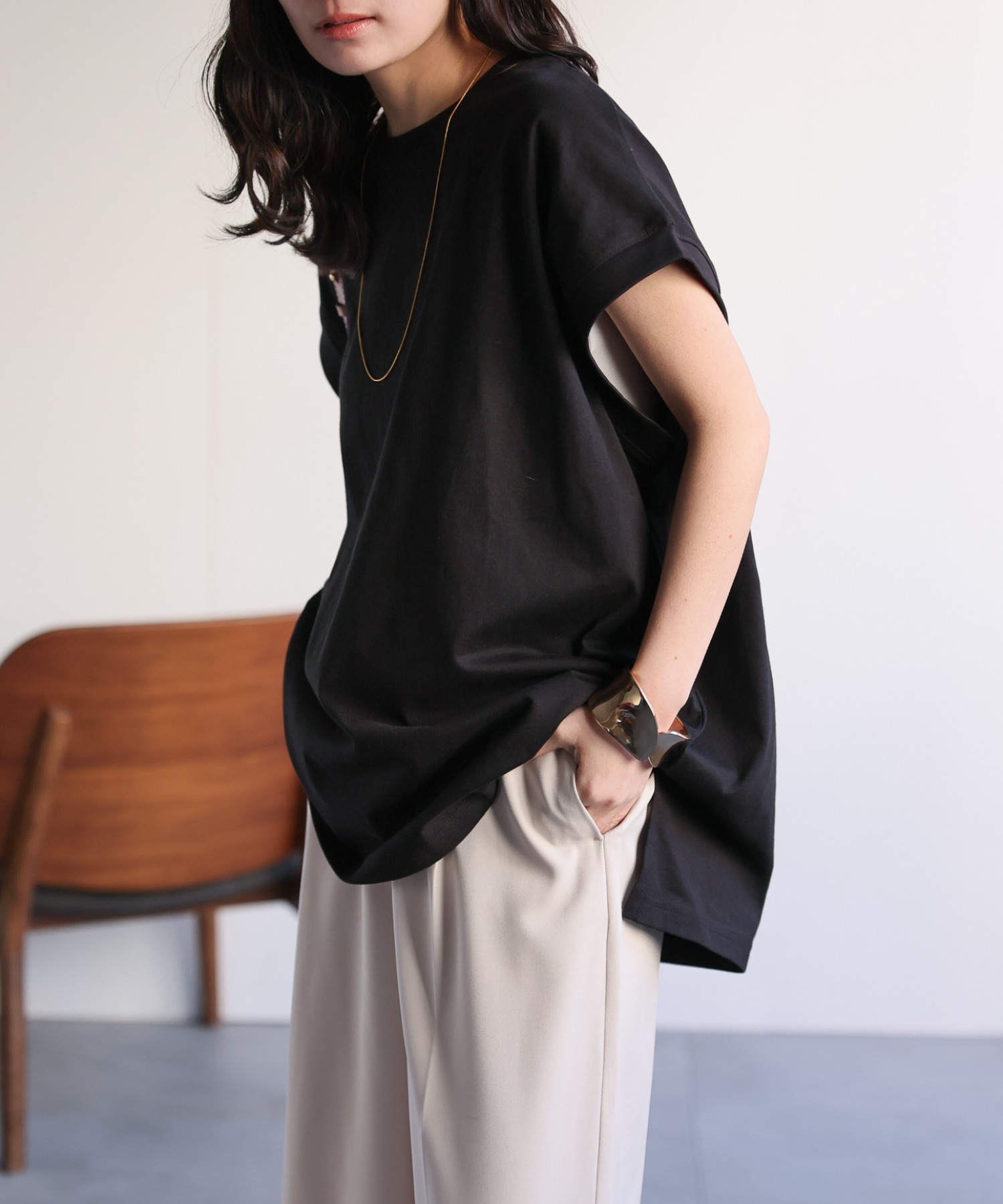 model:156cm  着用サイズ:FREE