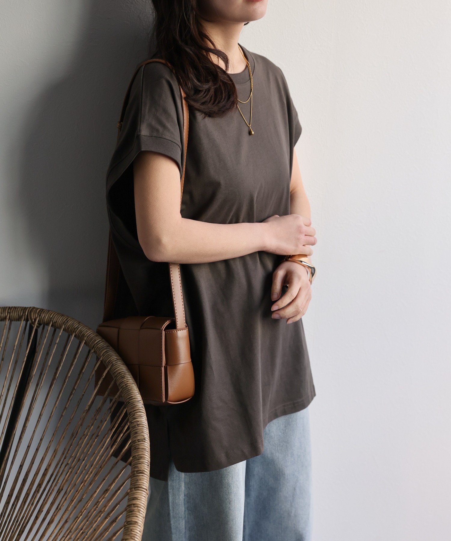 model:156cm  着用サイズ:FREE