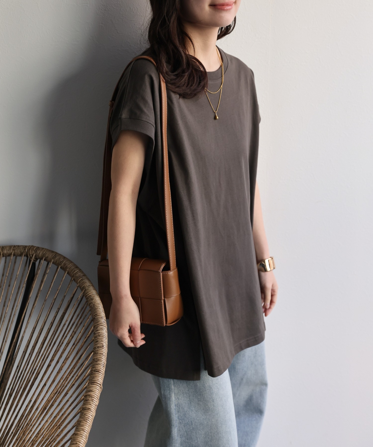 model:156cm  着用サイズ:FREE