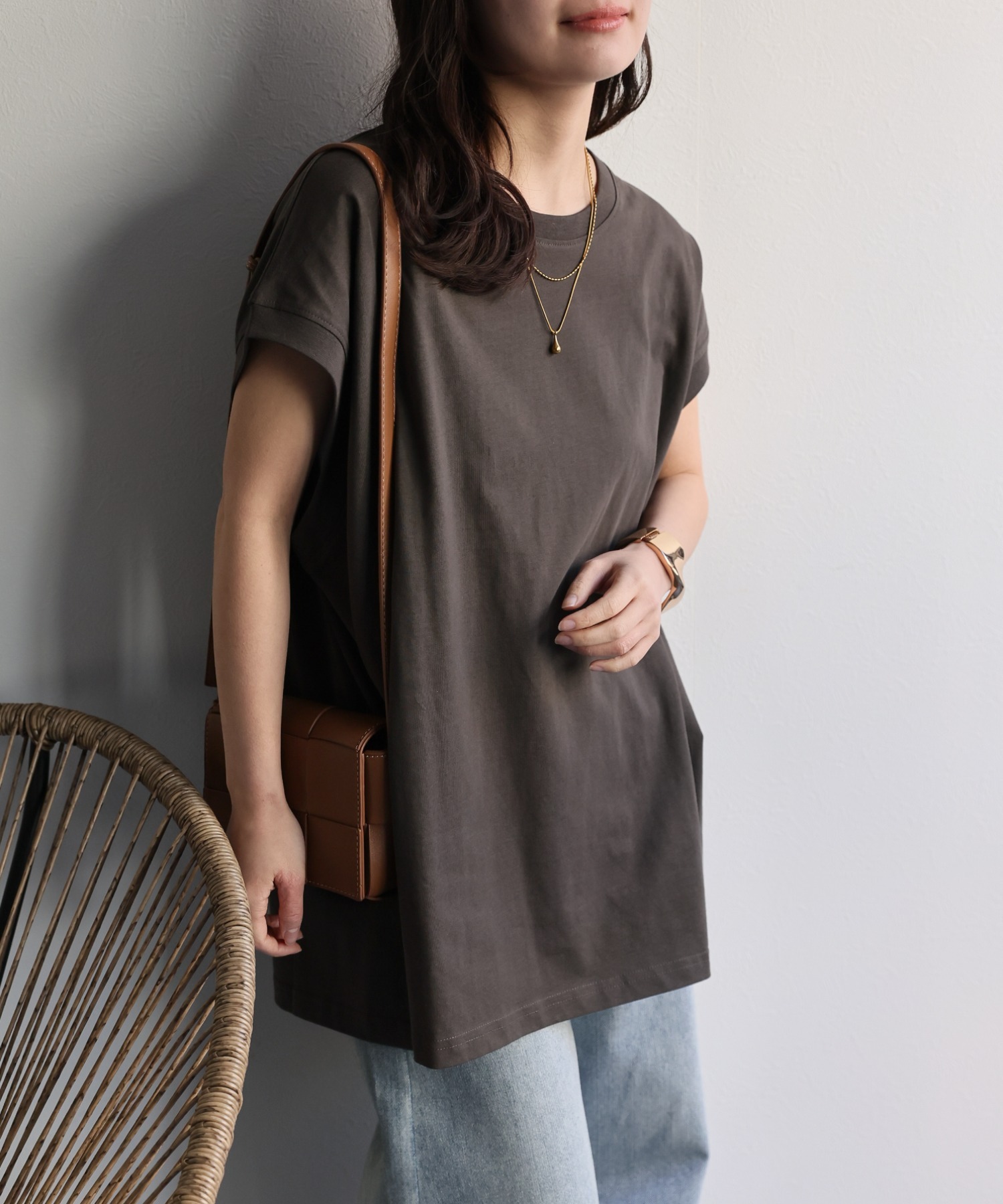 model:156cm  着用サイズ:FREE