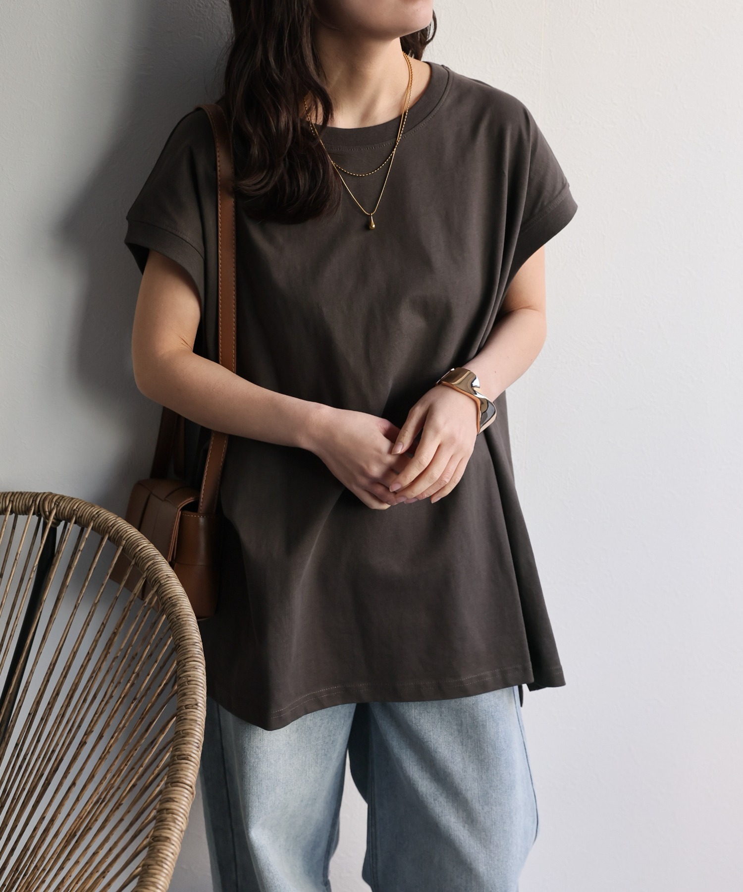 model:156cm  着用サイズ:FREE