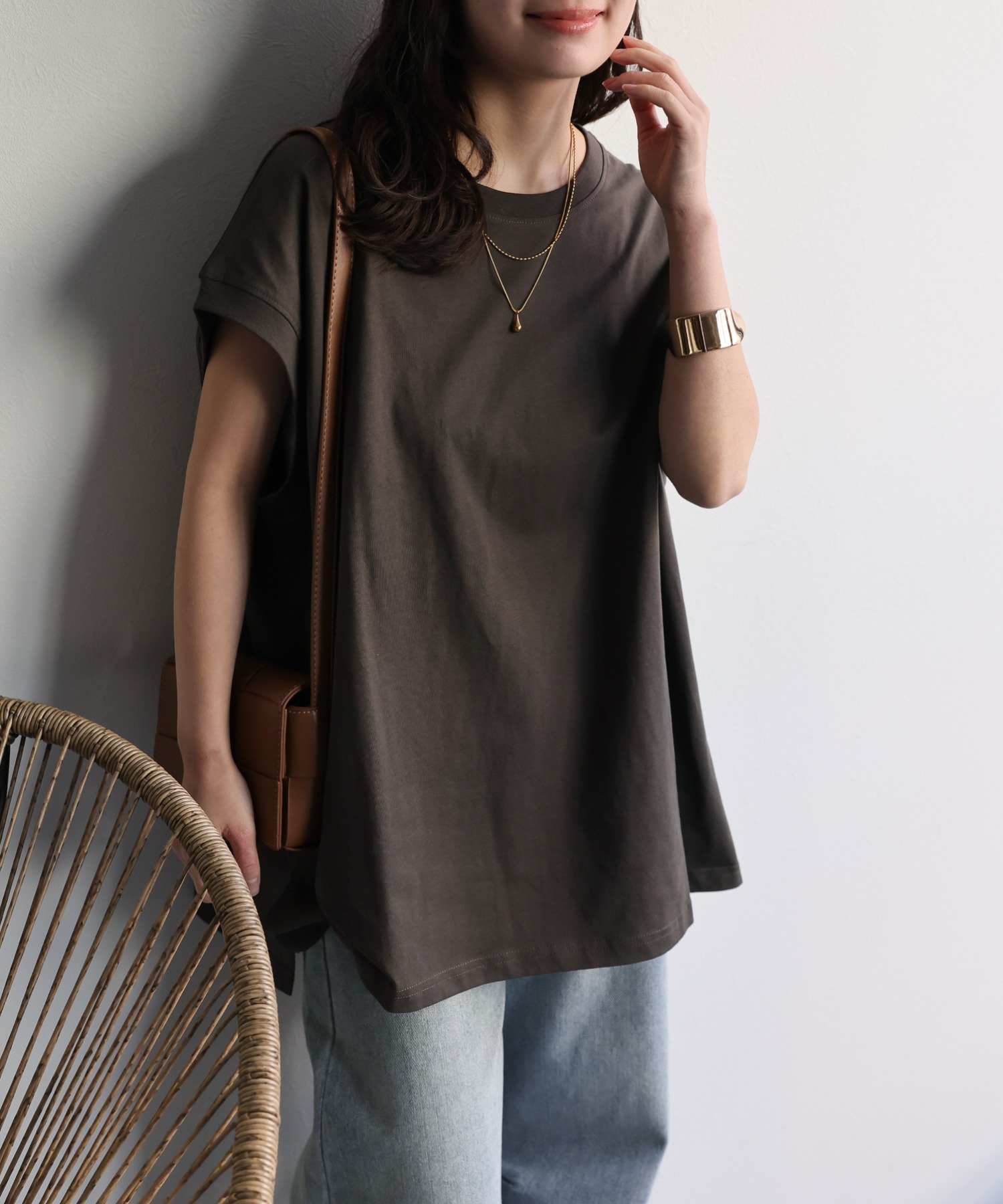 model:156cm  着用サイズ:FREE