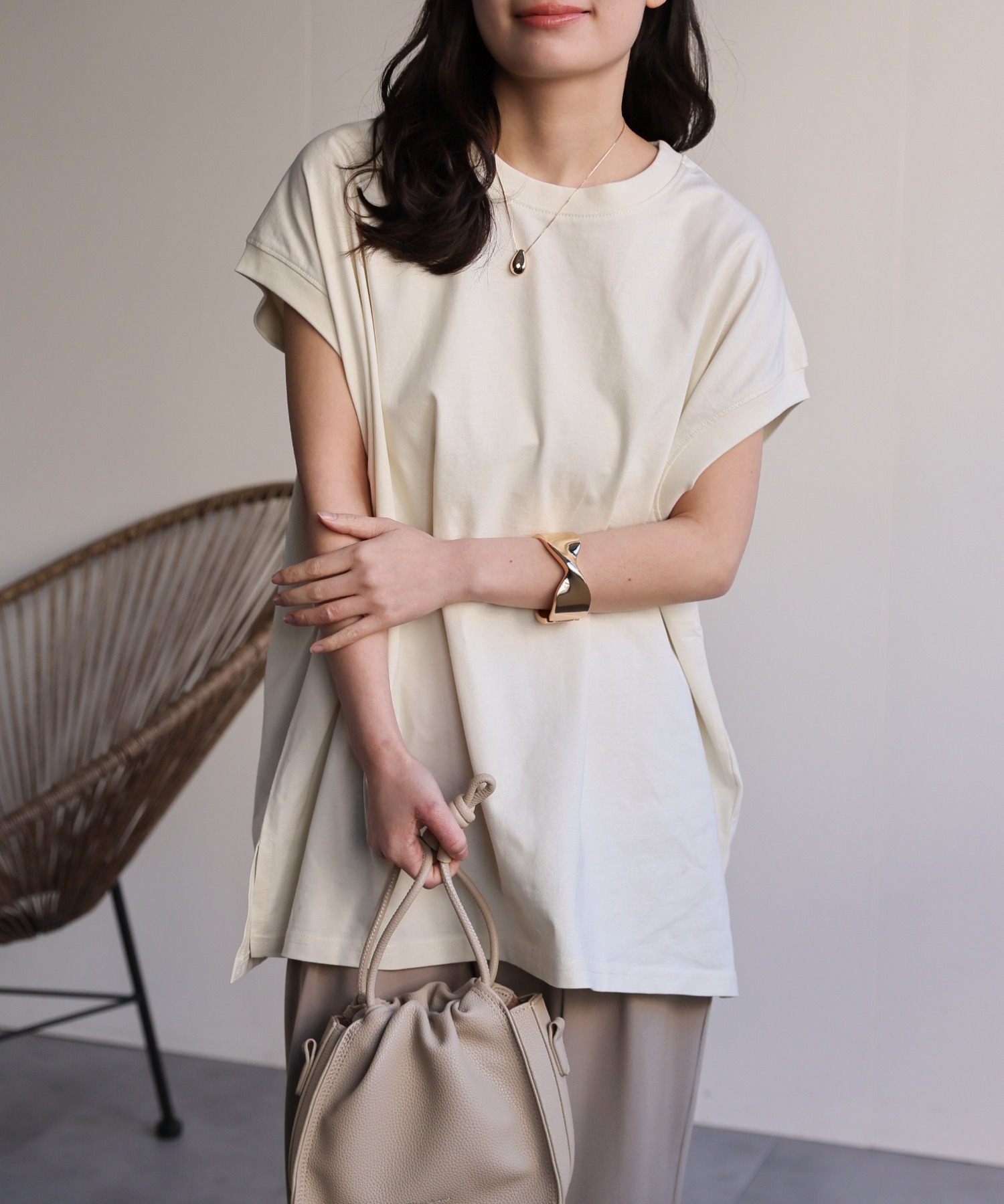 model:156cm  着用サイズ:FREE