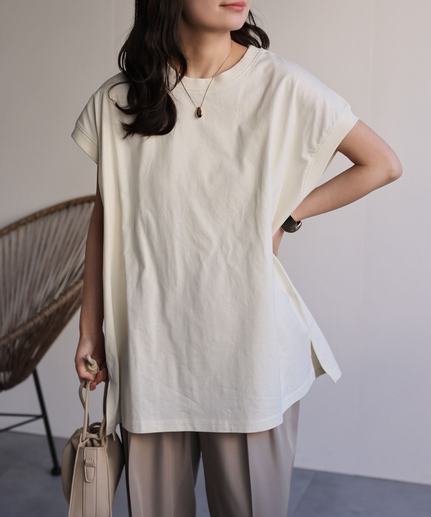 model:156cm  着用サイズ:FREE