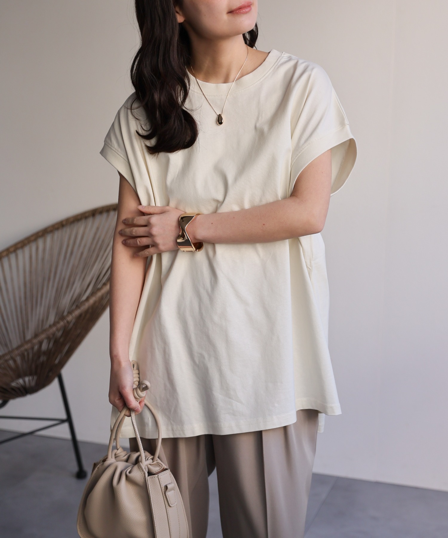 model:156cm  着用サイズ:FREE