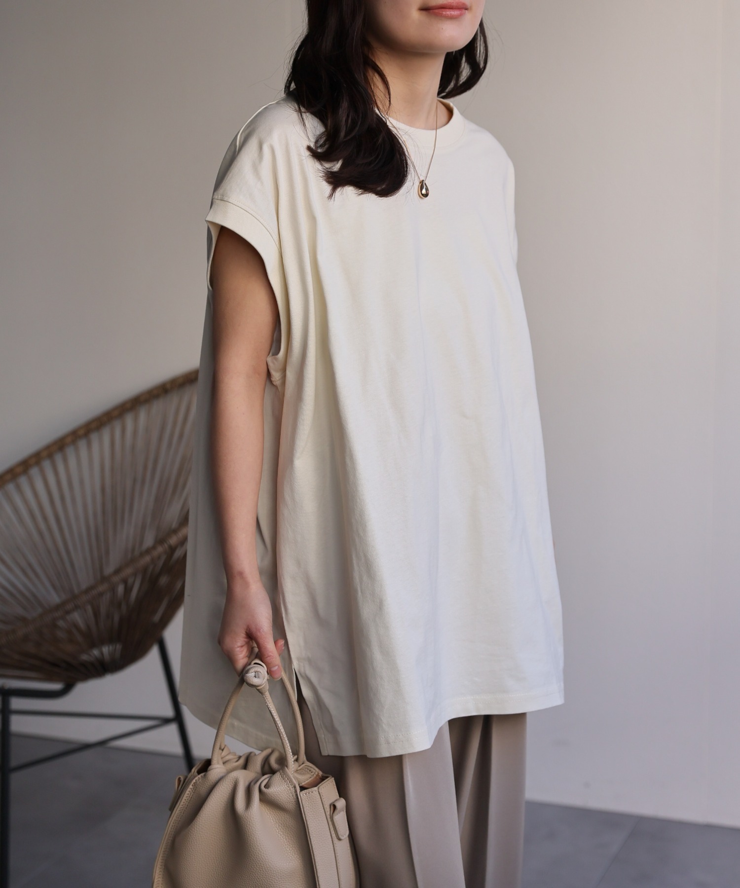 model:156cm  着用サイズ:FREE