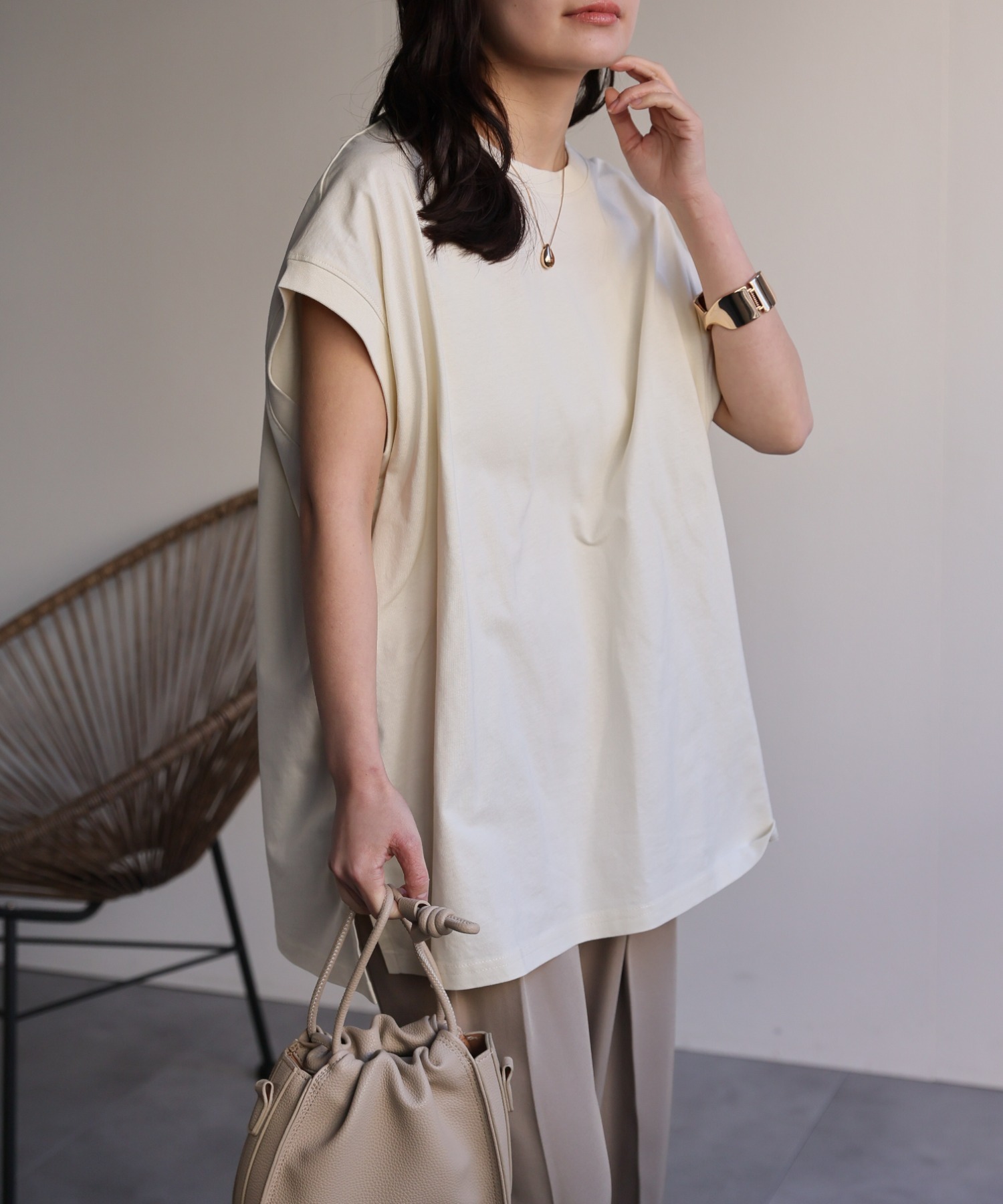 model:156cm  着用サイズ:FREE
