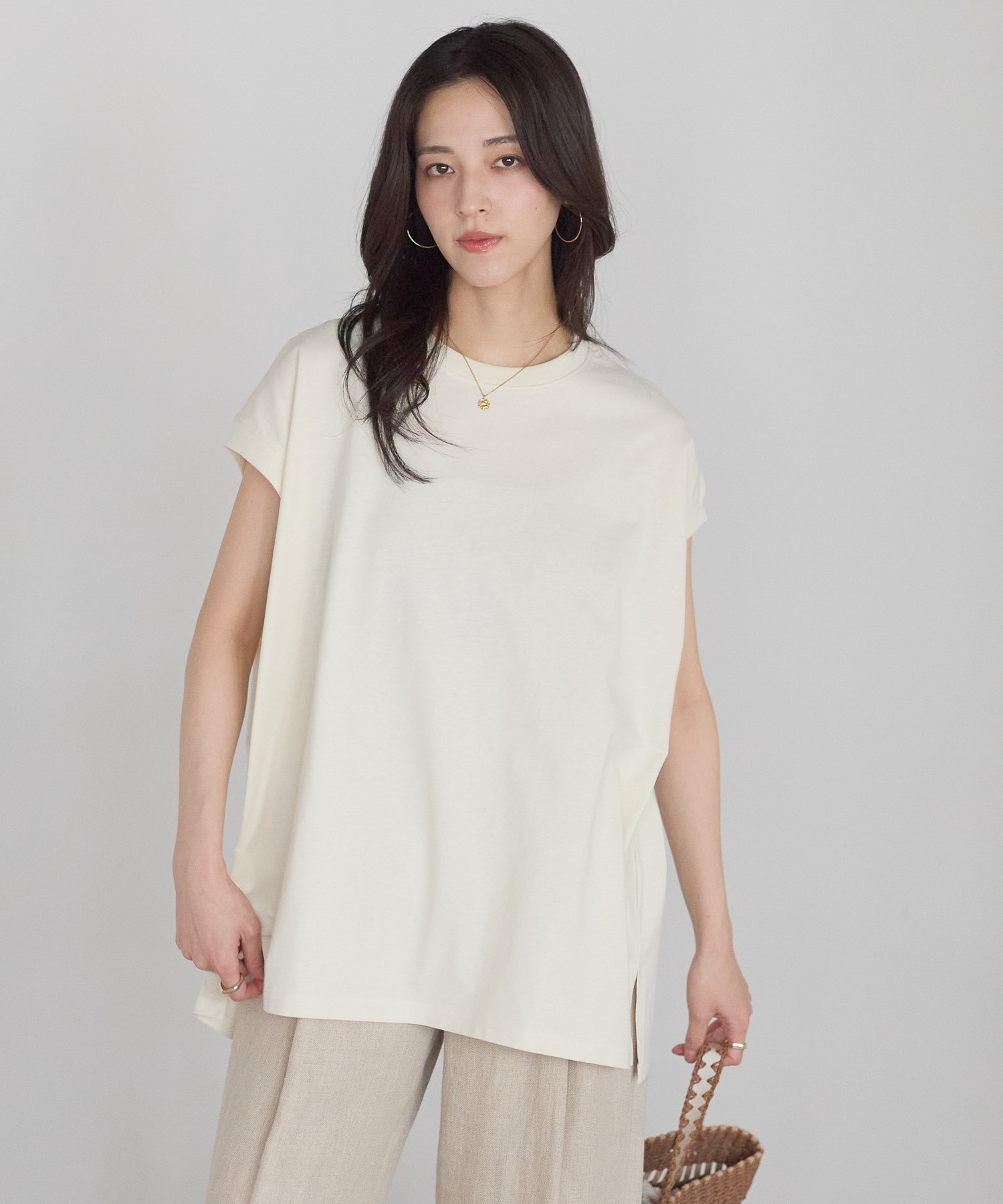model:161cm  着用サイズ:FREE