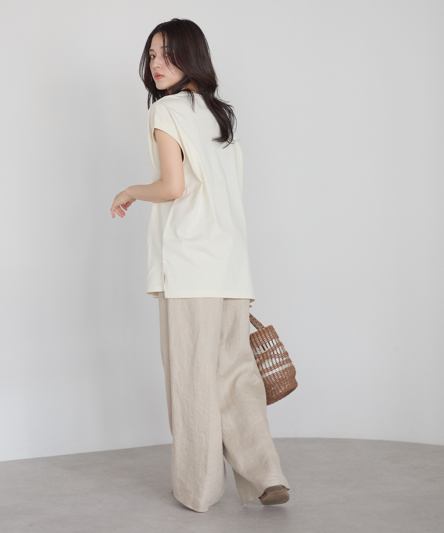 model:161cm  着用サイズ:FREE
