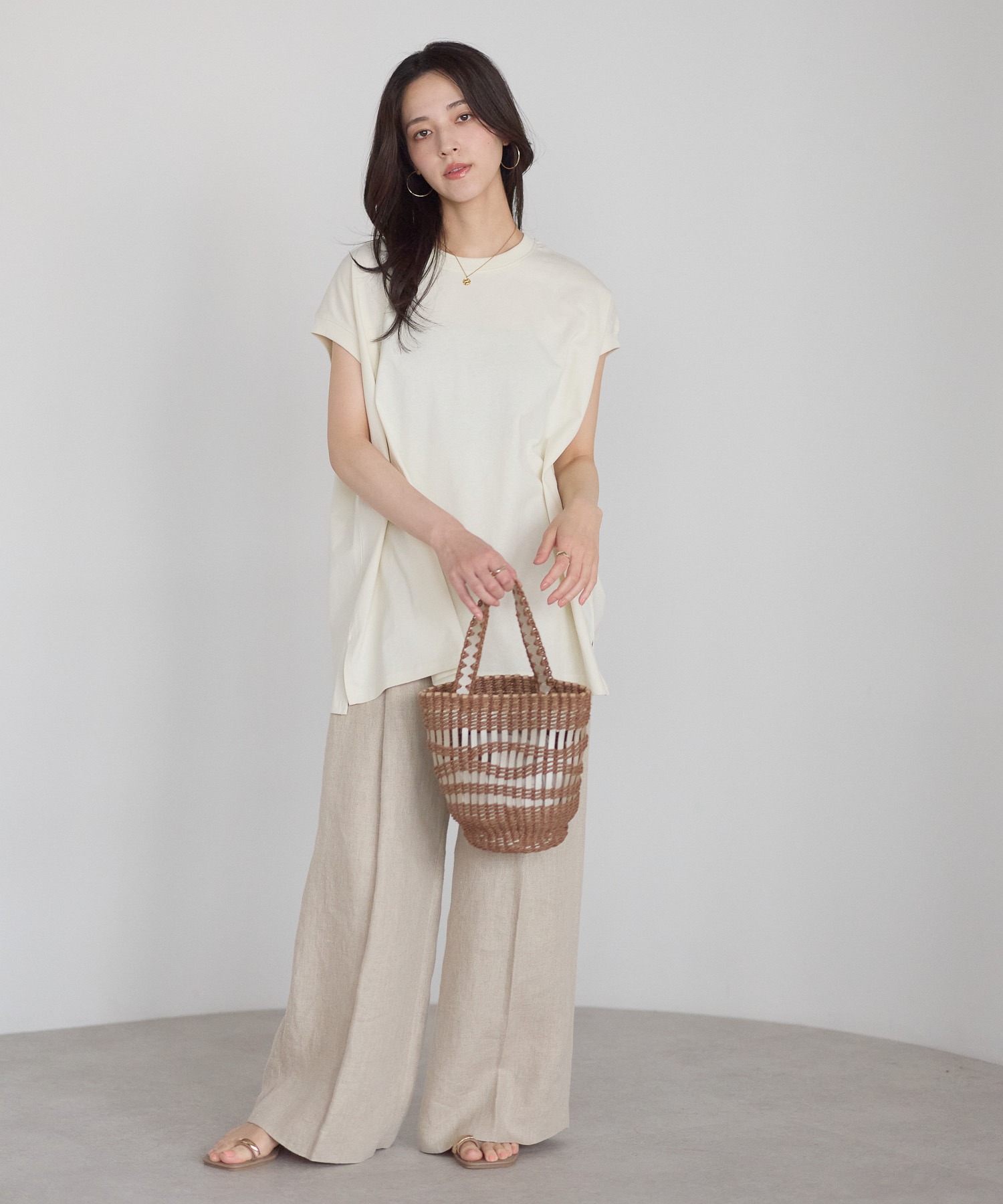 model:161cm  着用サイズ:FREE