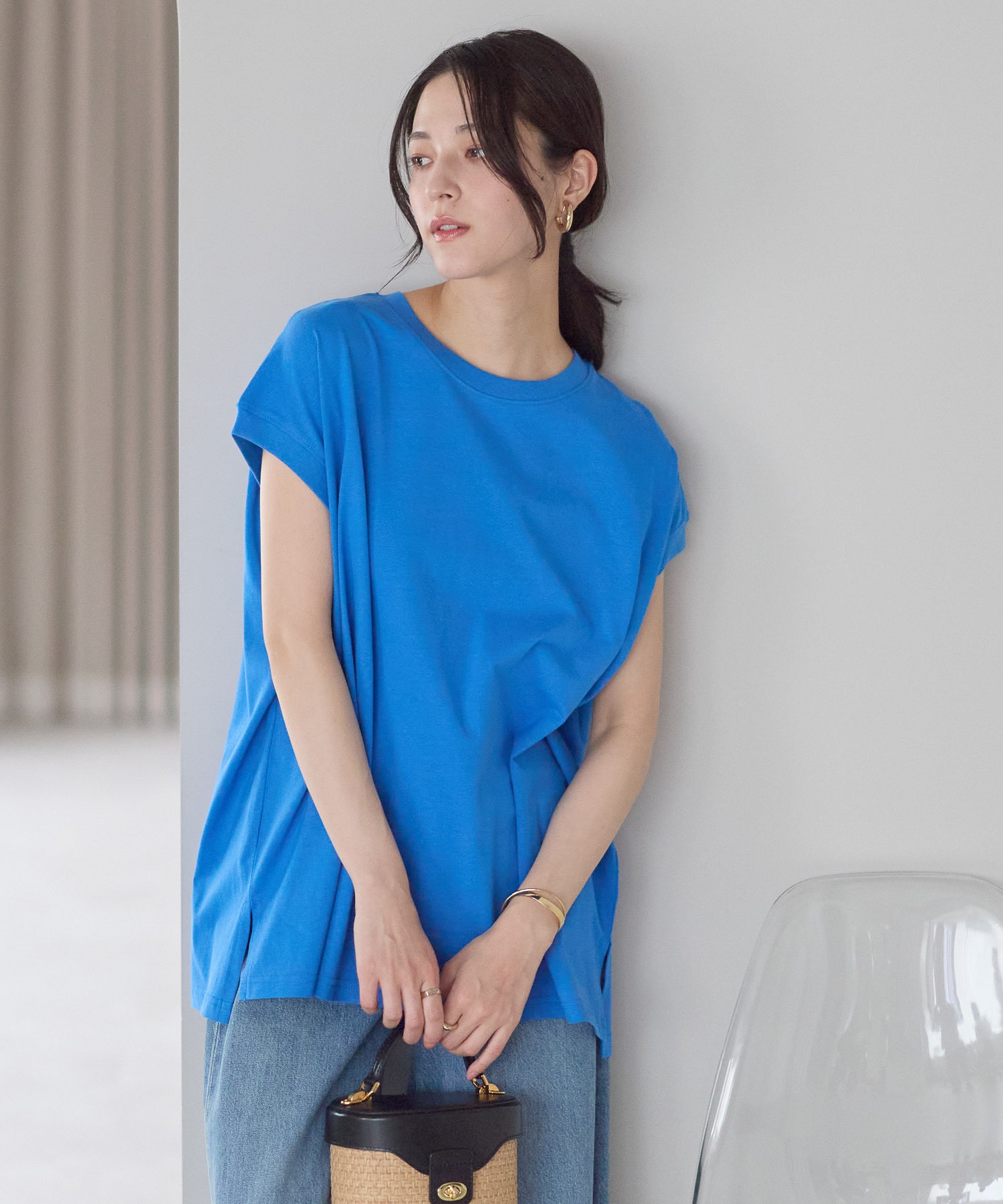 model:161cm  着用サイズ:FREE