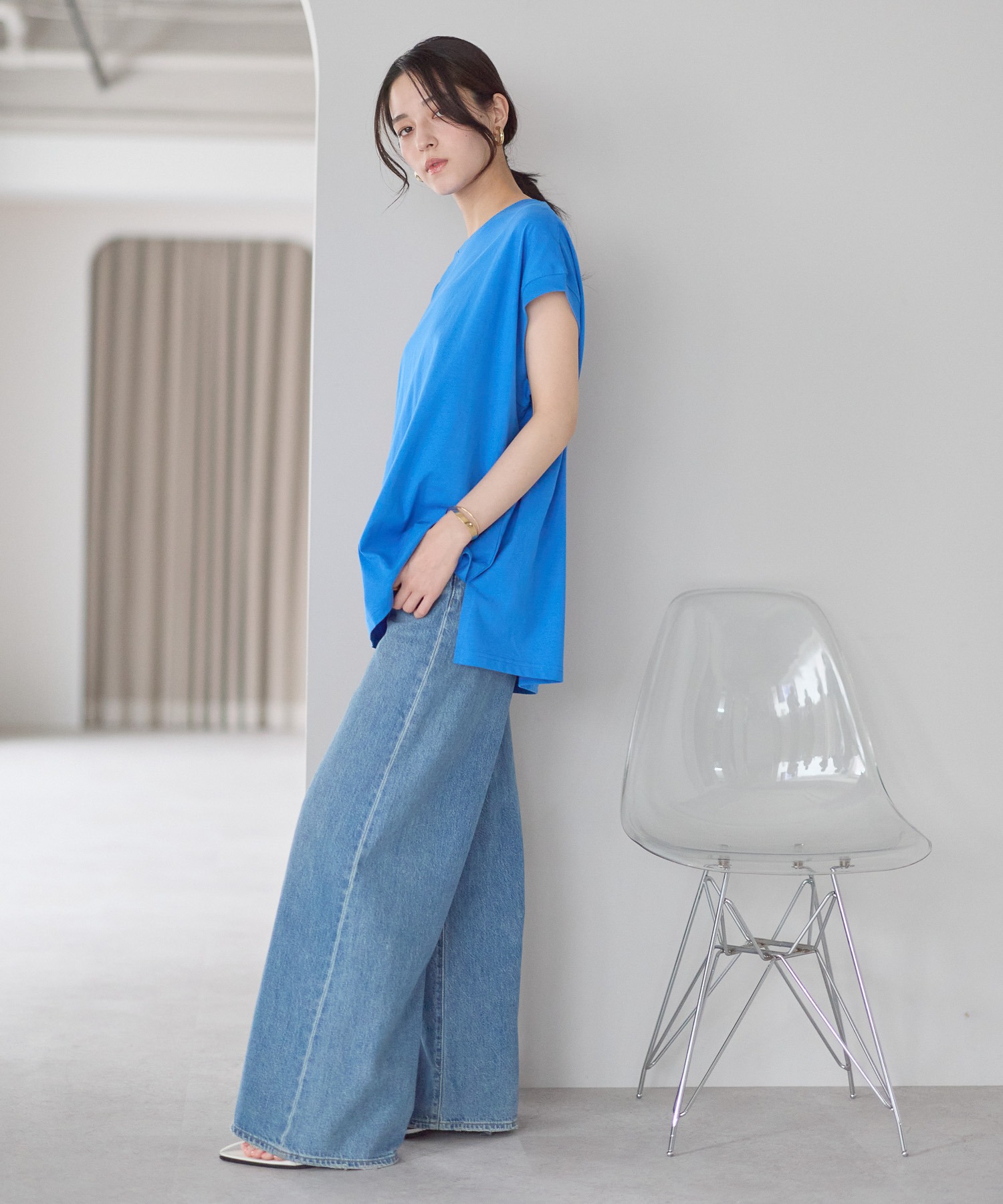 model:161cm  着用サイズ:FREE