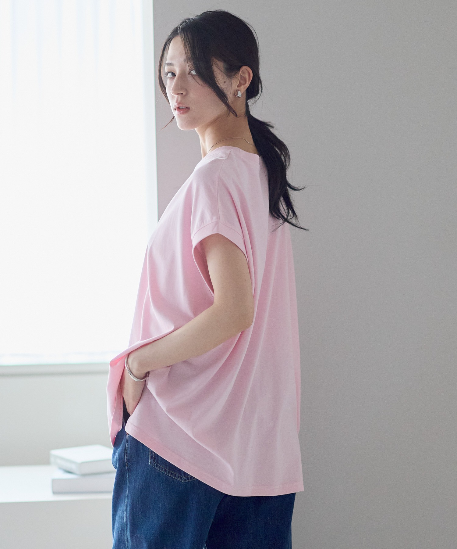 model:161cm  着用サイズ:FREE