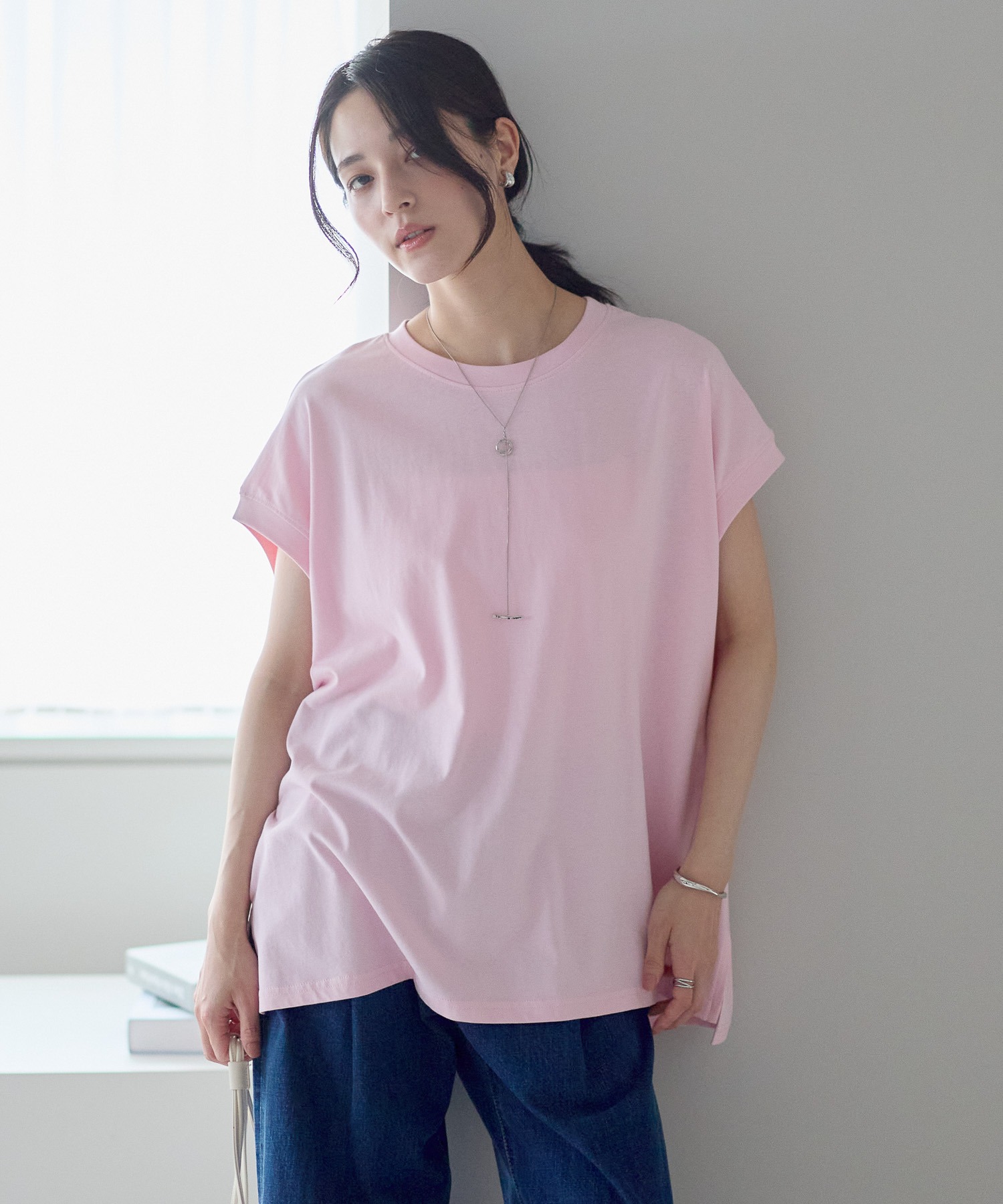 model:161cm  着用サイズ:FREE