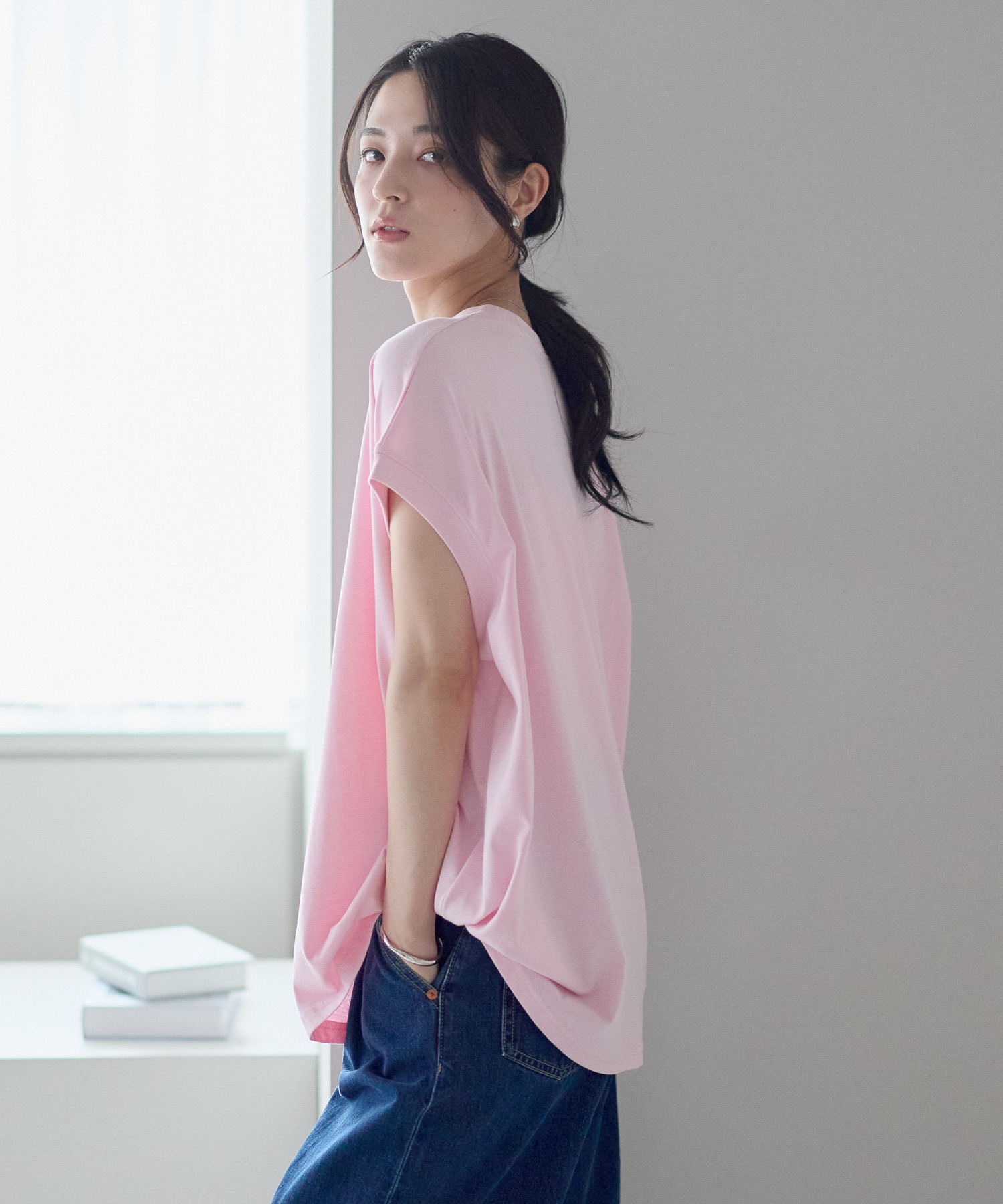 model:161cm  着用サイズ:FREE